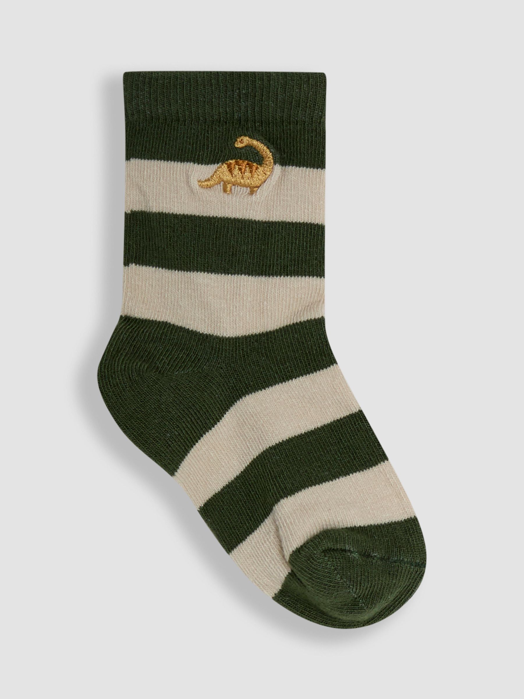 Green Printed Socks 3 Pack