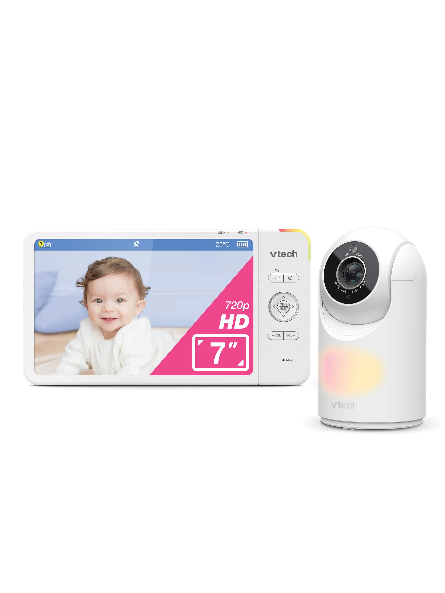 V-Tech WM7367HD 7Inch Video Baby Monitor