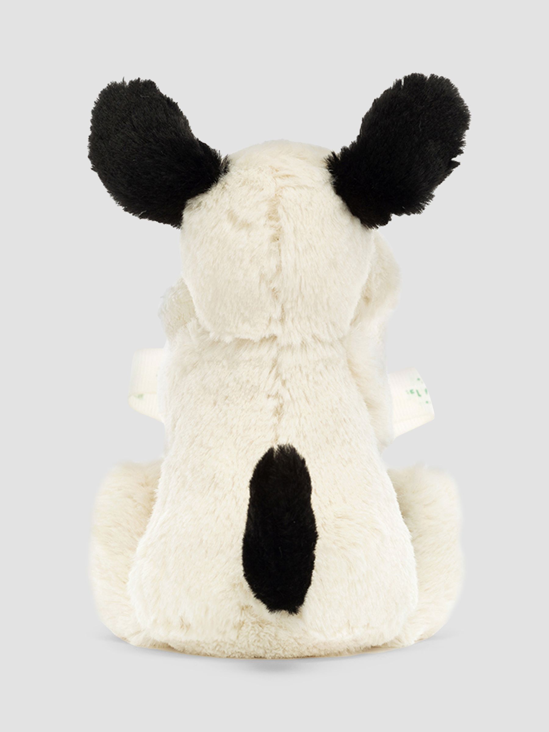 Jellycat Bashful Black & Cream Puppy Soother