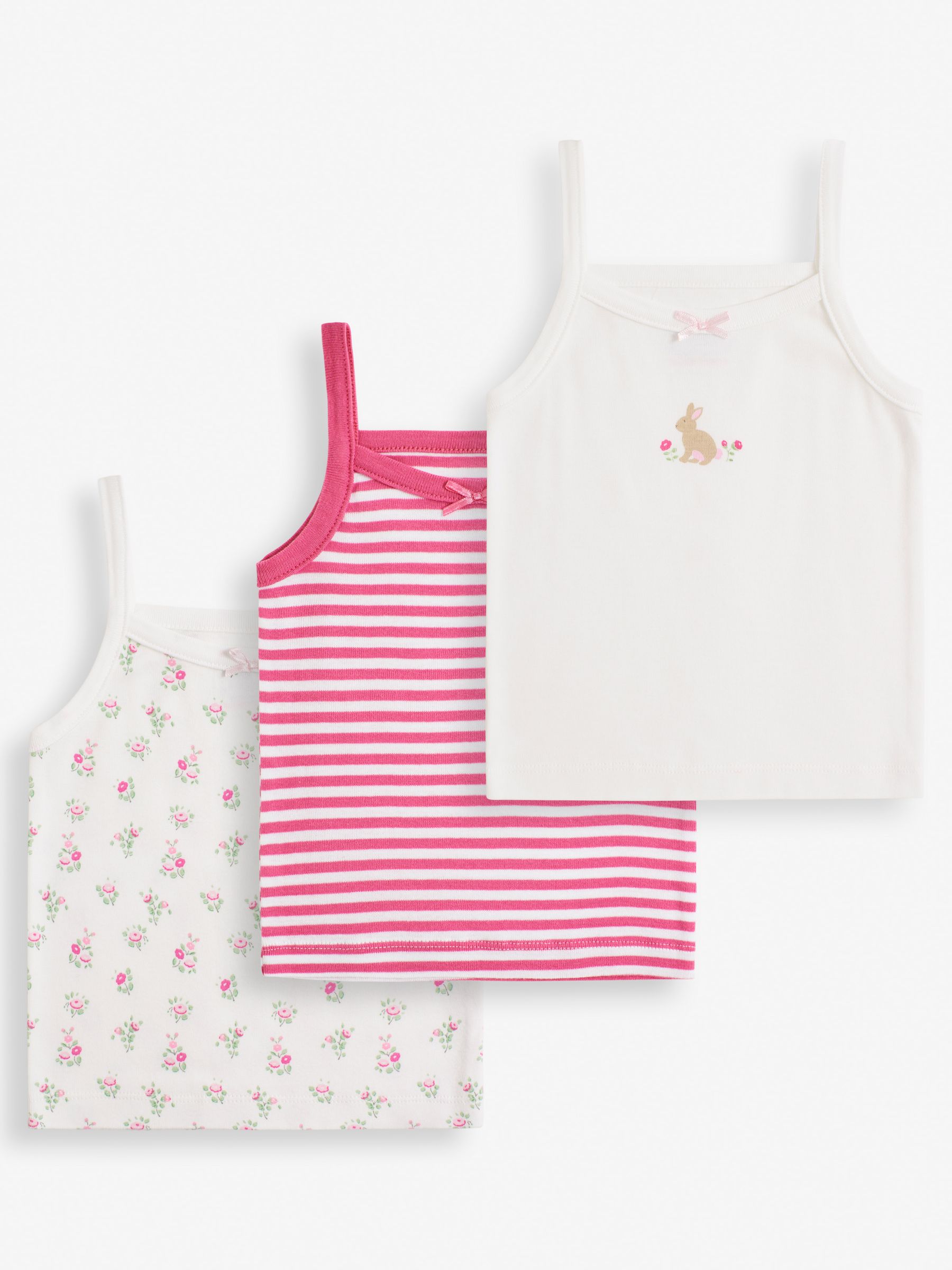 Pink 3-Pack Vest Set