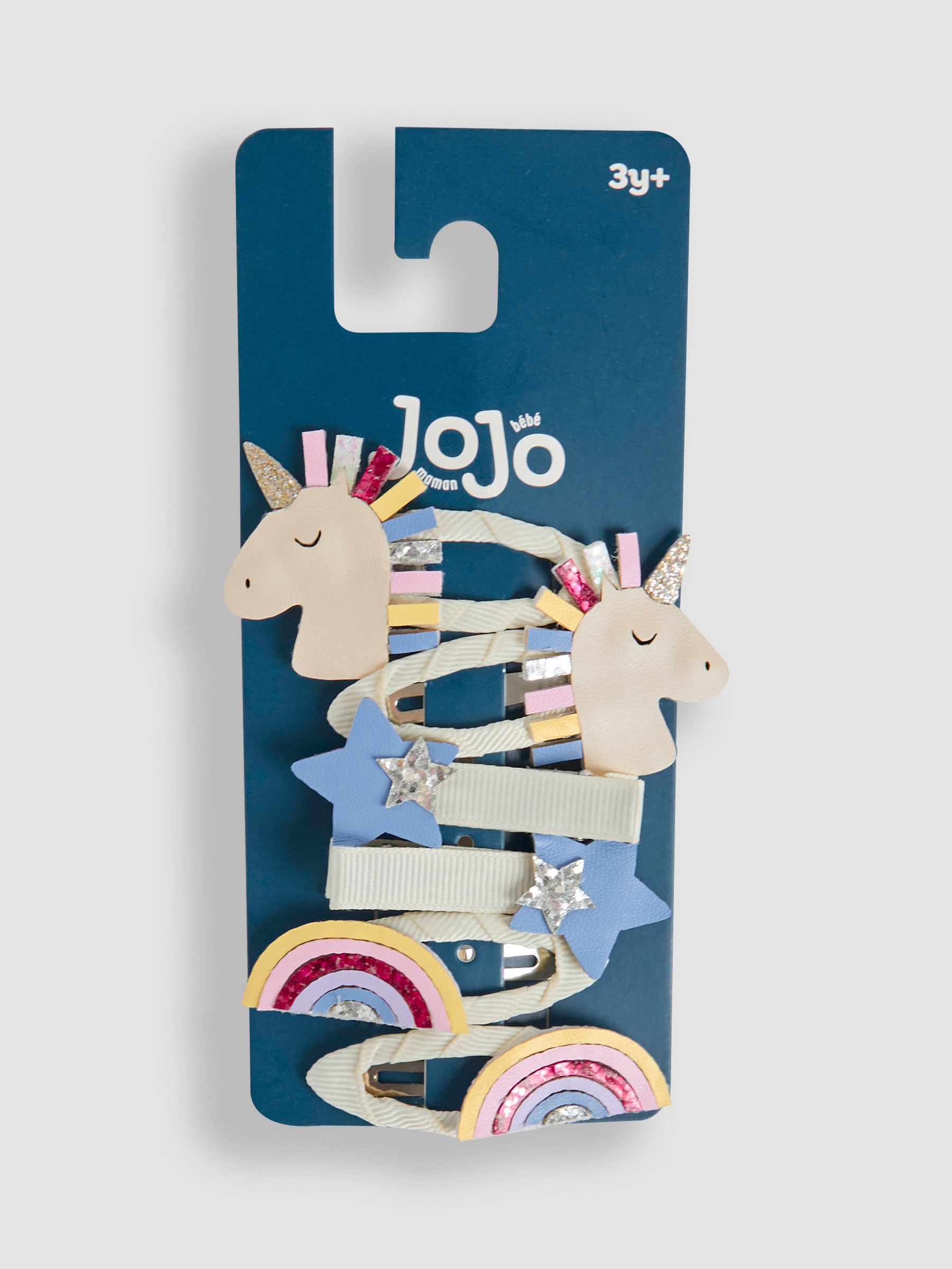 Blue Unicorn Clips 6 Pack