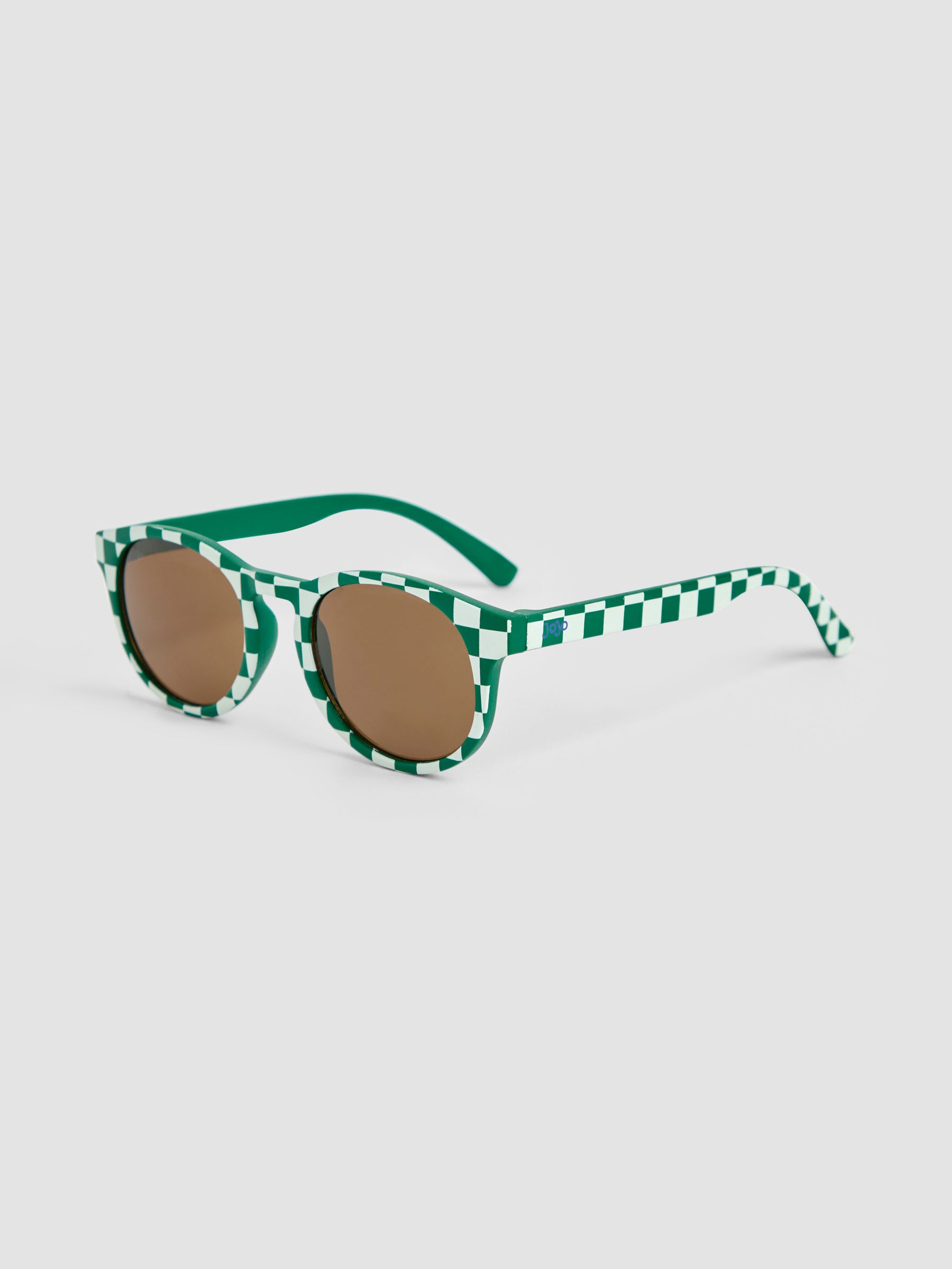 Green Rounded Sunglasses