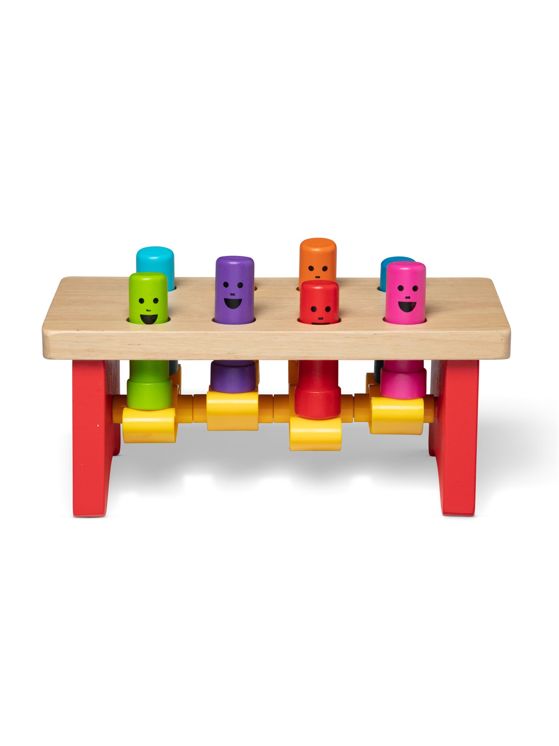 Melissa & Doug Natural Deluxe Pounding Bench