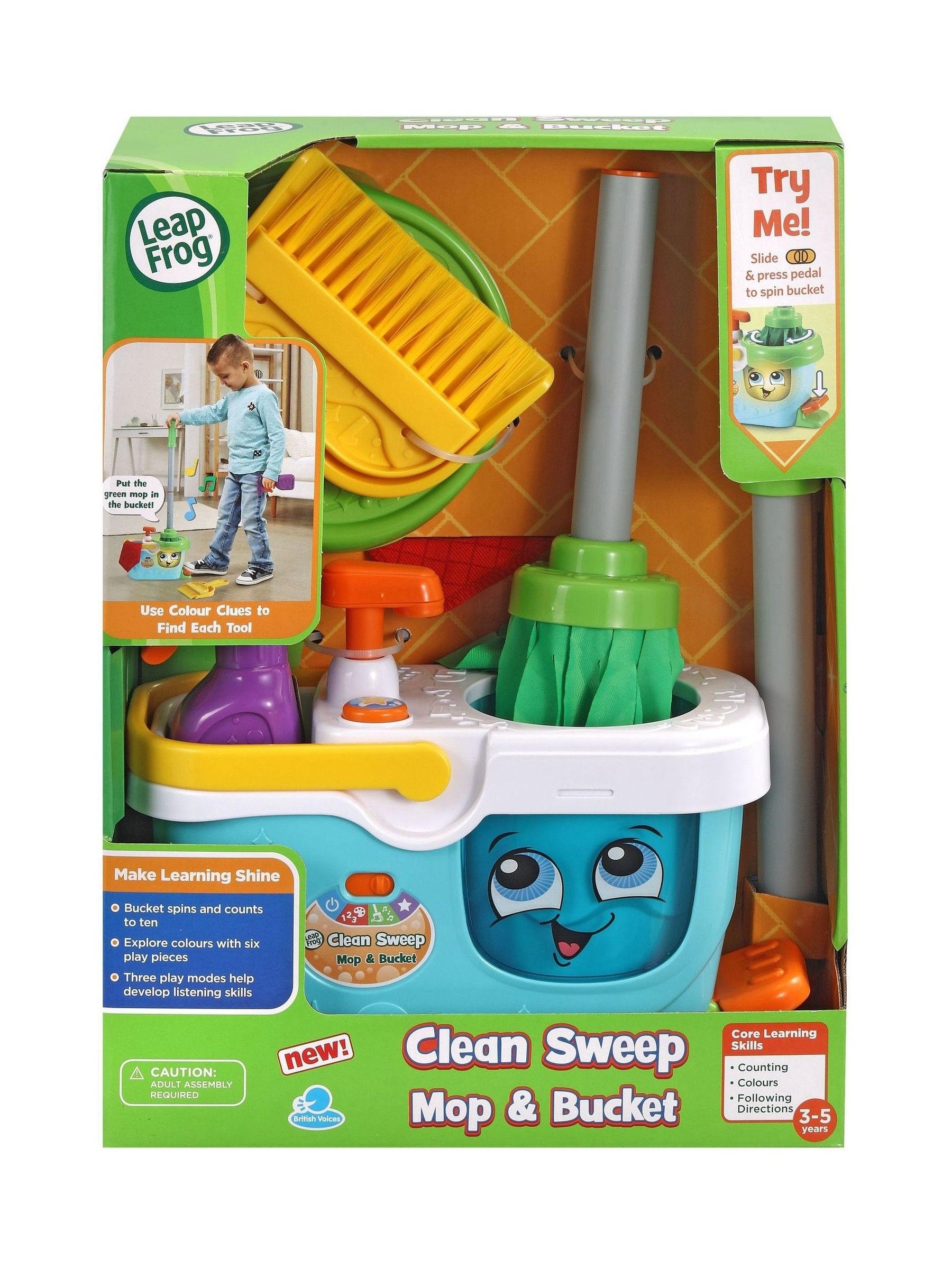 Leapfrog Toys Multi Clean Sweep Mop & Bucket