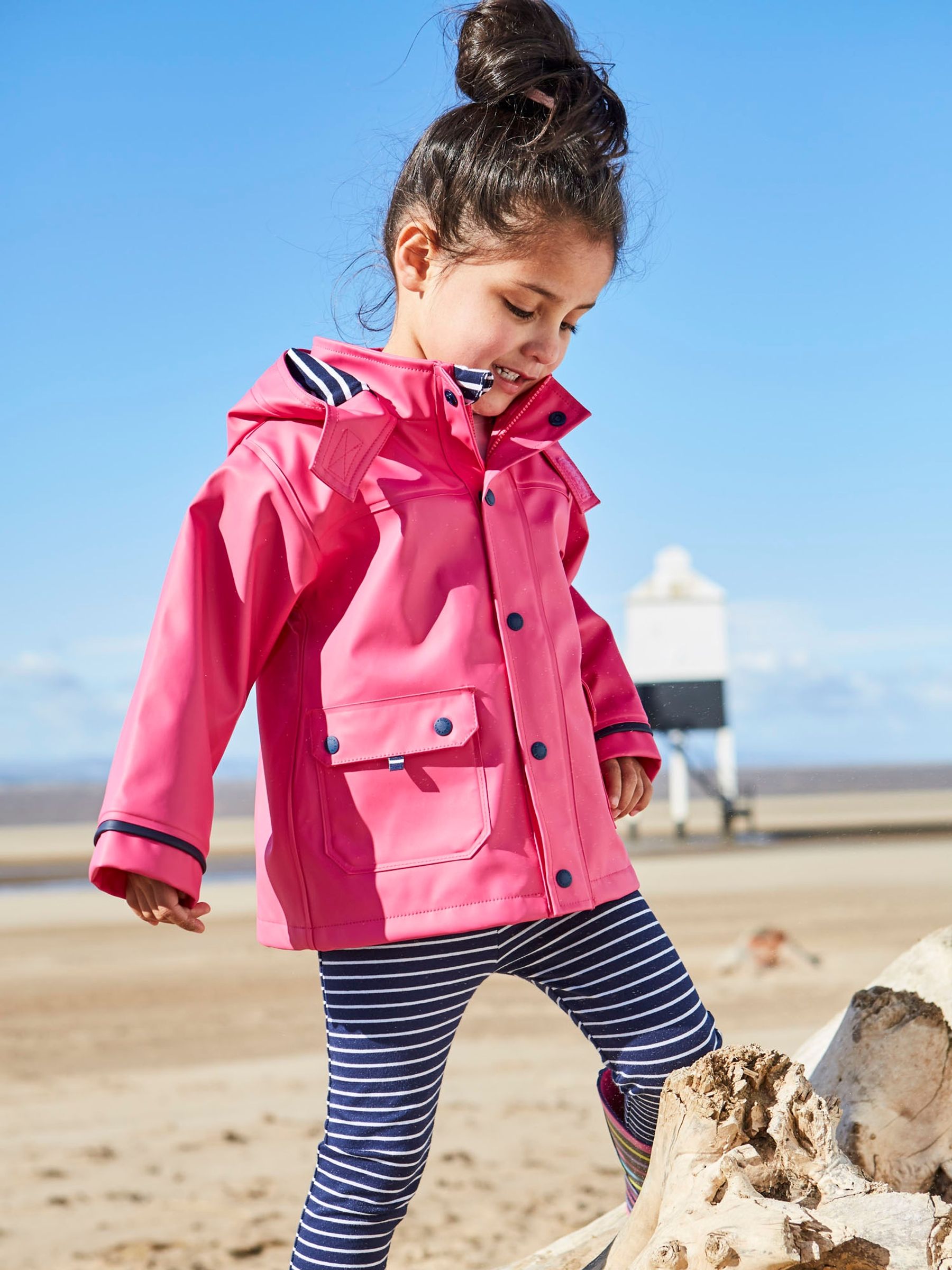 Fuchsia Pink Waterproof Fishermans Jacket