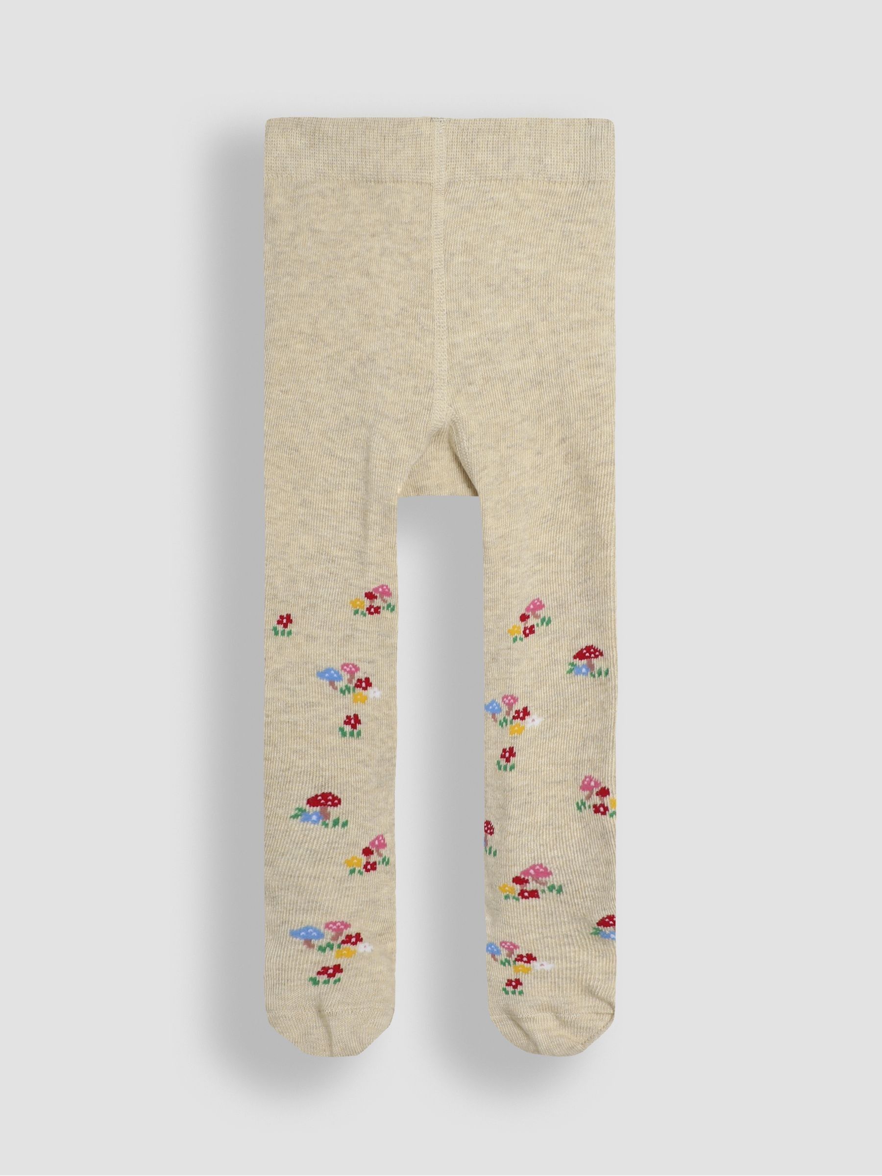 Neutral Cotton Rich Fruit Tights