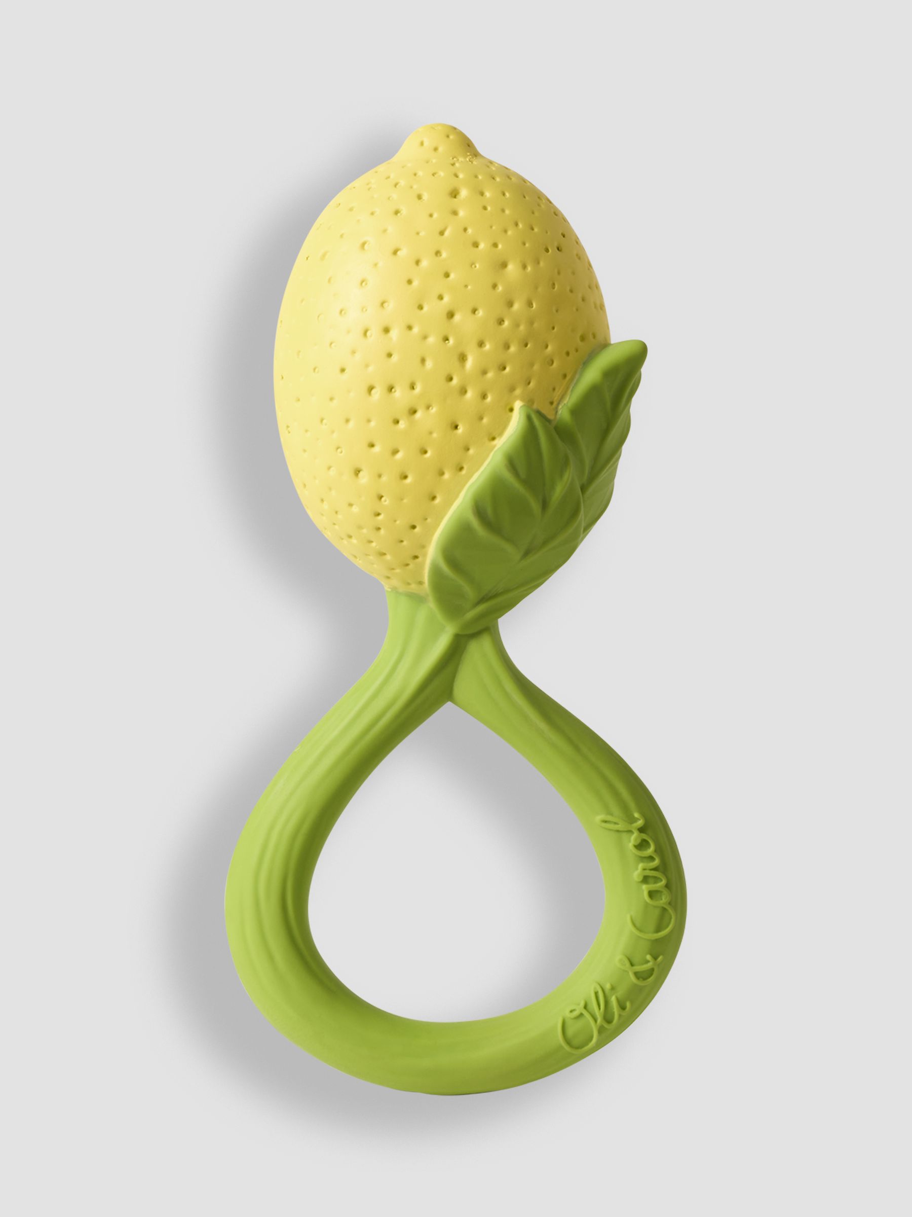Oli and Carol Lemon Rattle and Teether
