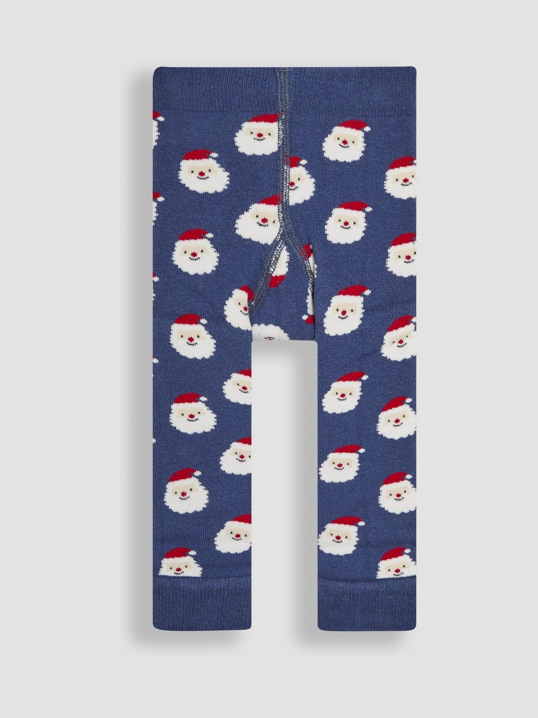 Blue Santa Extra Thick Leggings