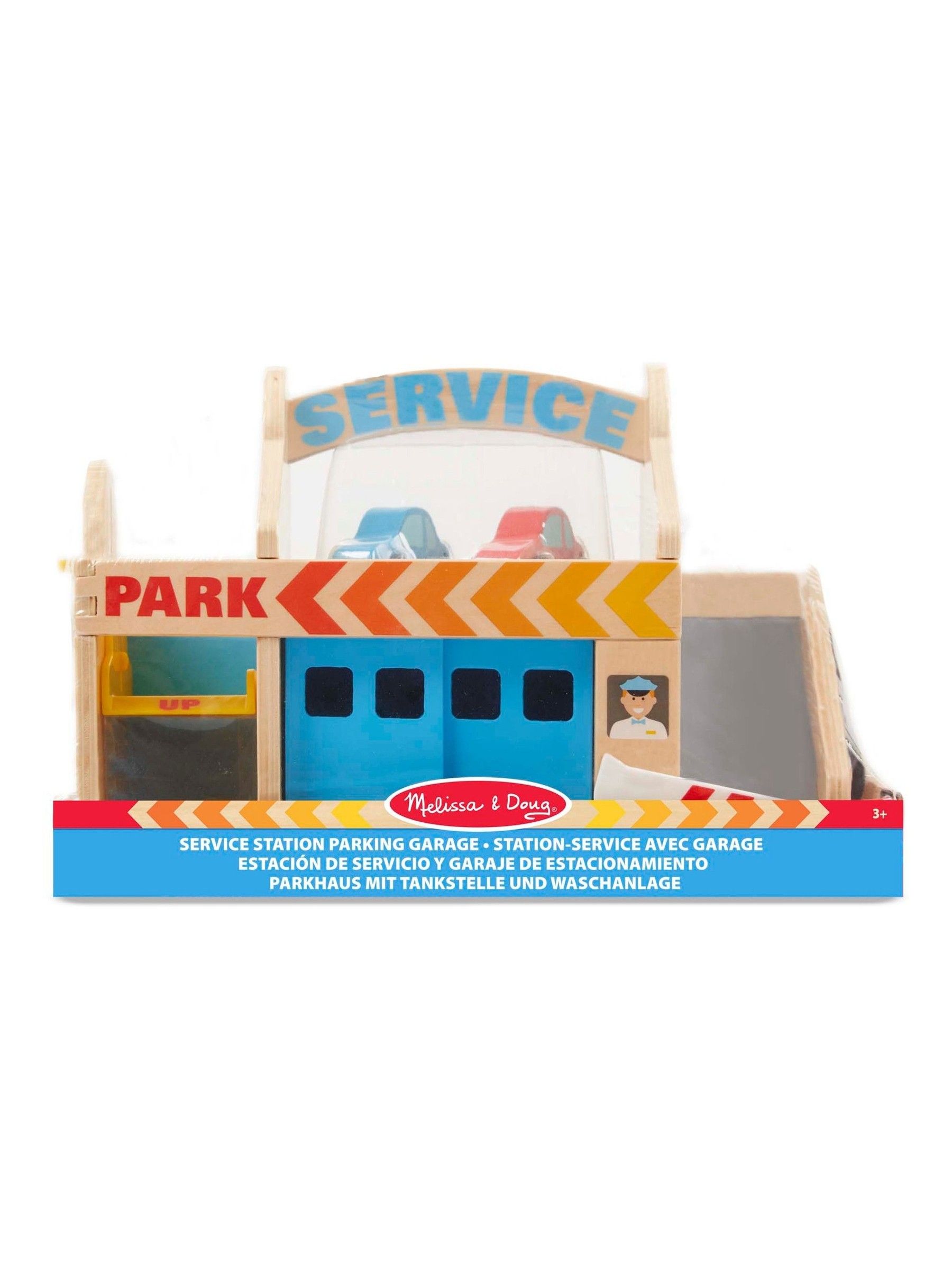Melissa & Doug Service Station Parking Garage