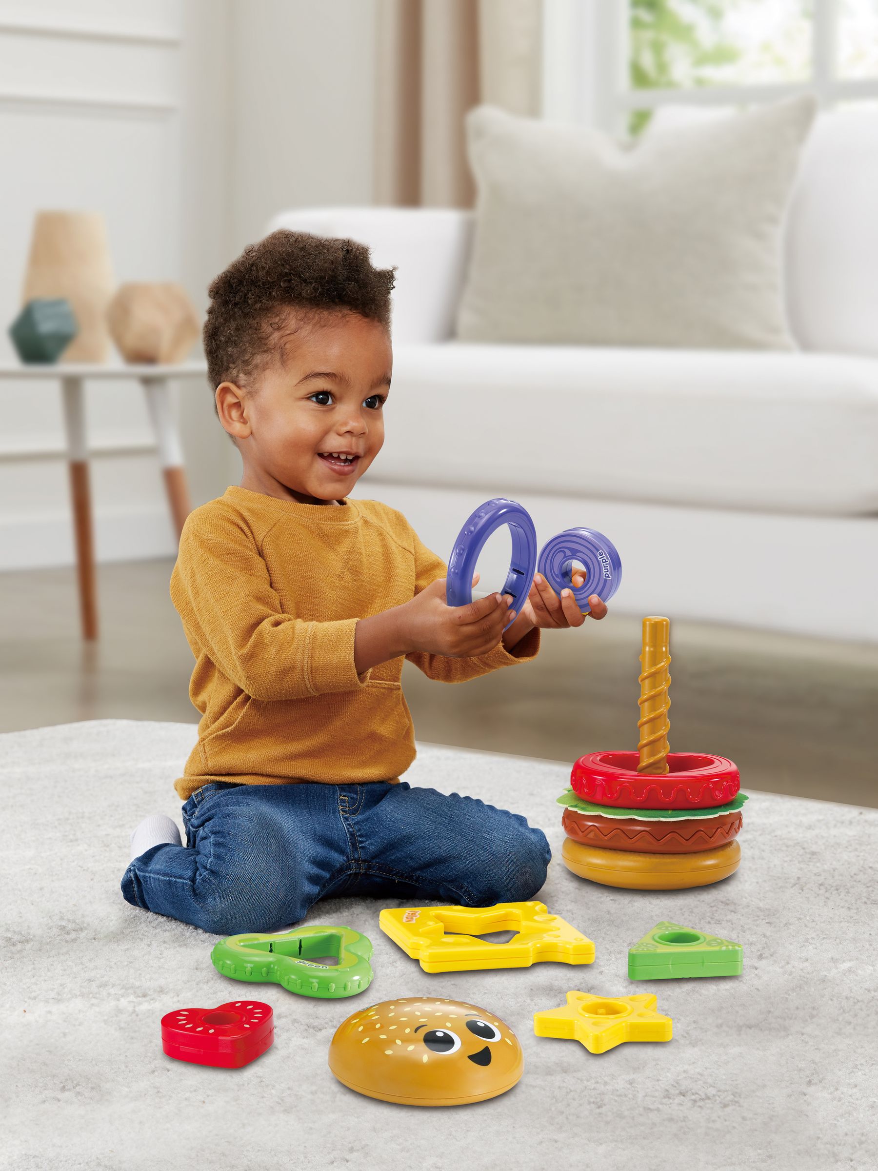 VTech Blue BuildaBurger