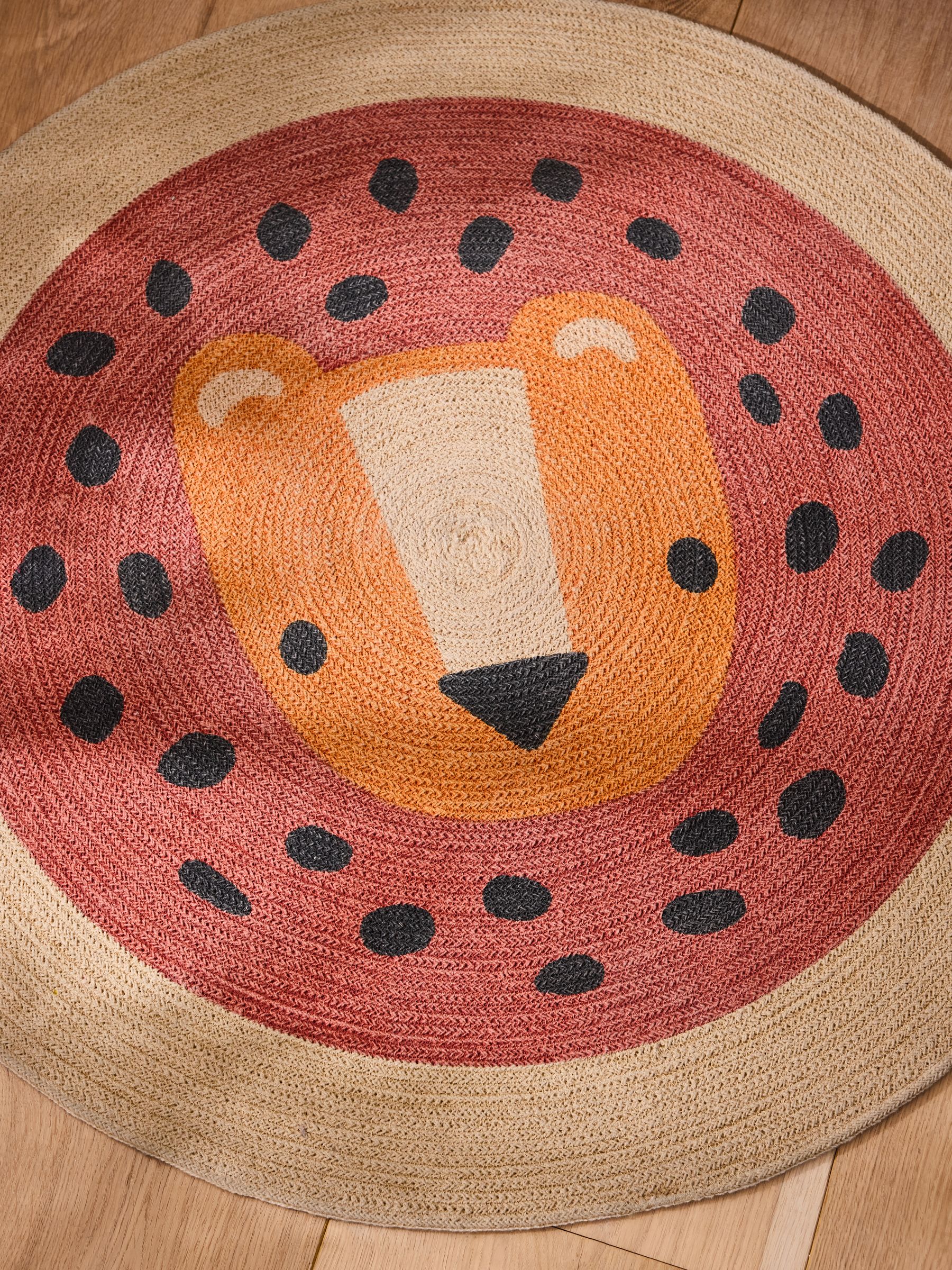 Brown Luca Lion Rug