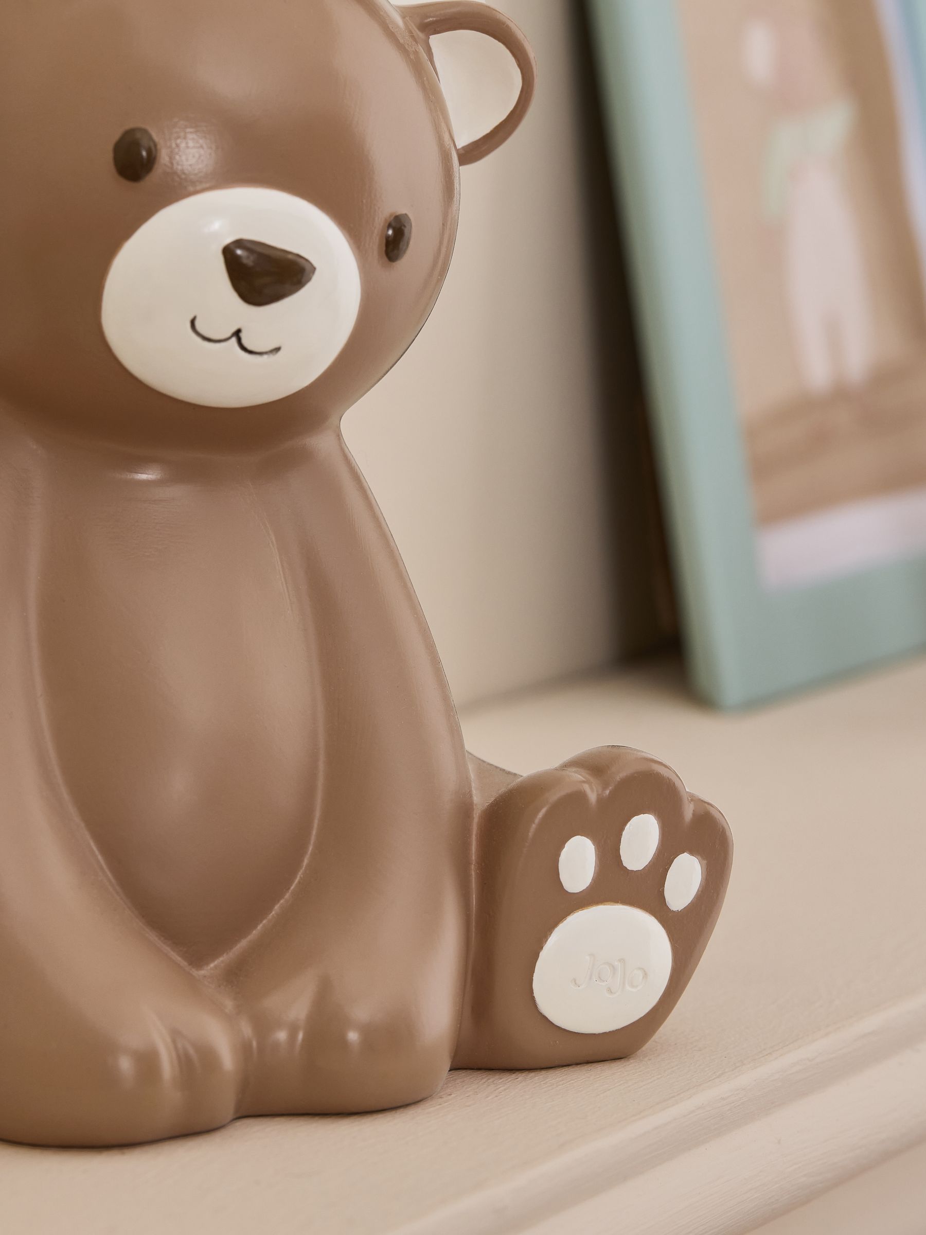 Brown Bear Ornament Money Box