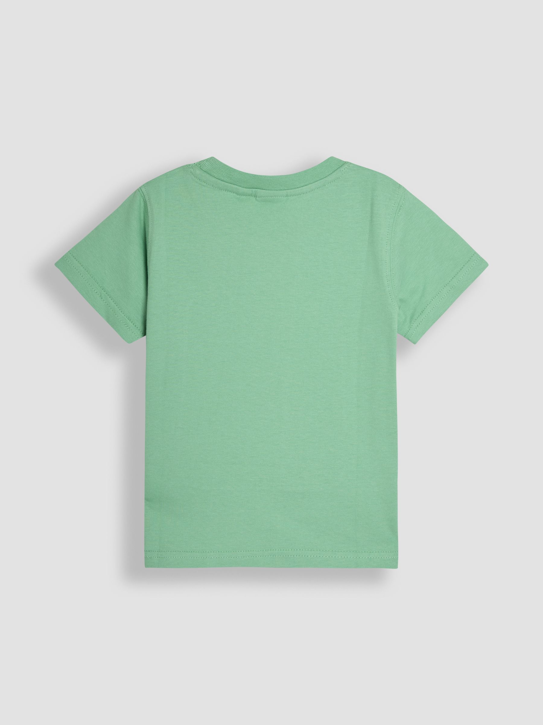 Green Surfing Pineapple Printed T-Shirt