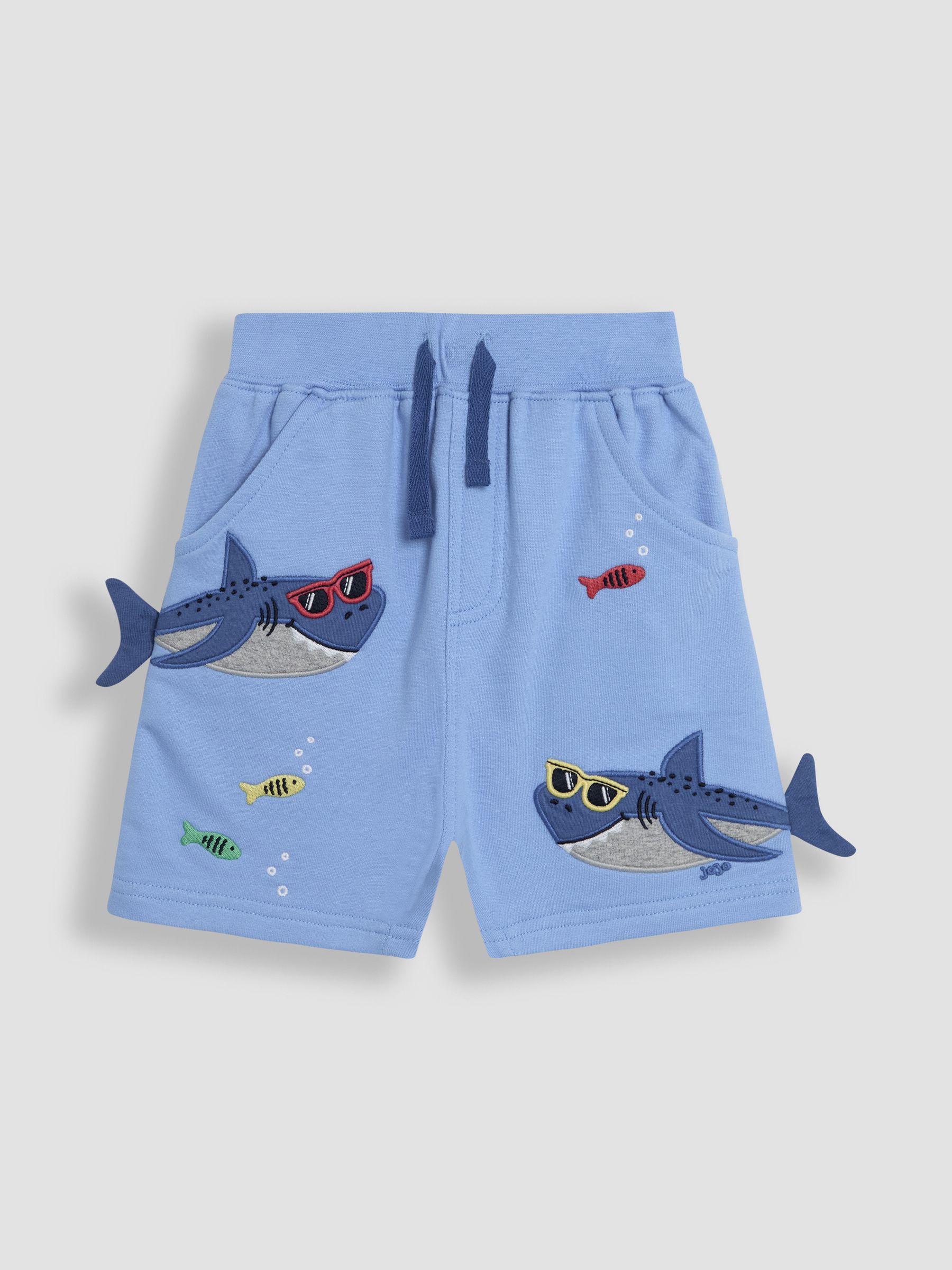 Khaki Green Giraffe Appliqué Shorts