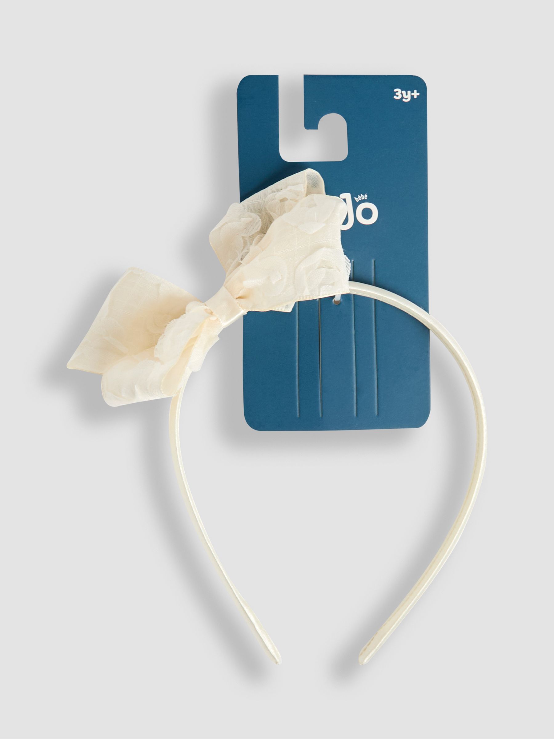 Cream Bow Aliceband
