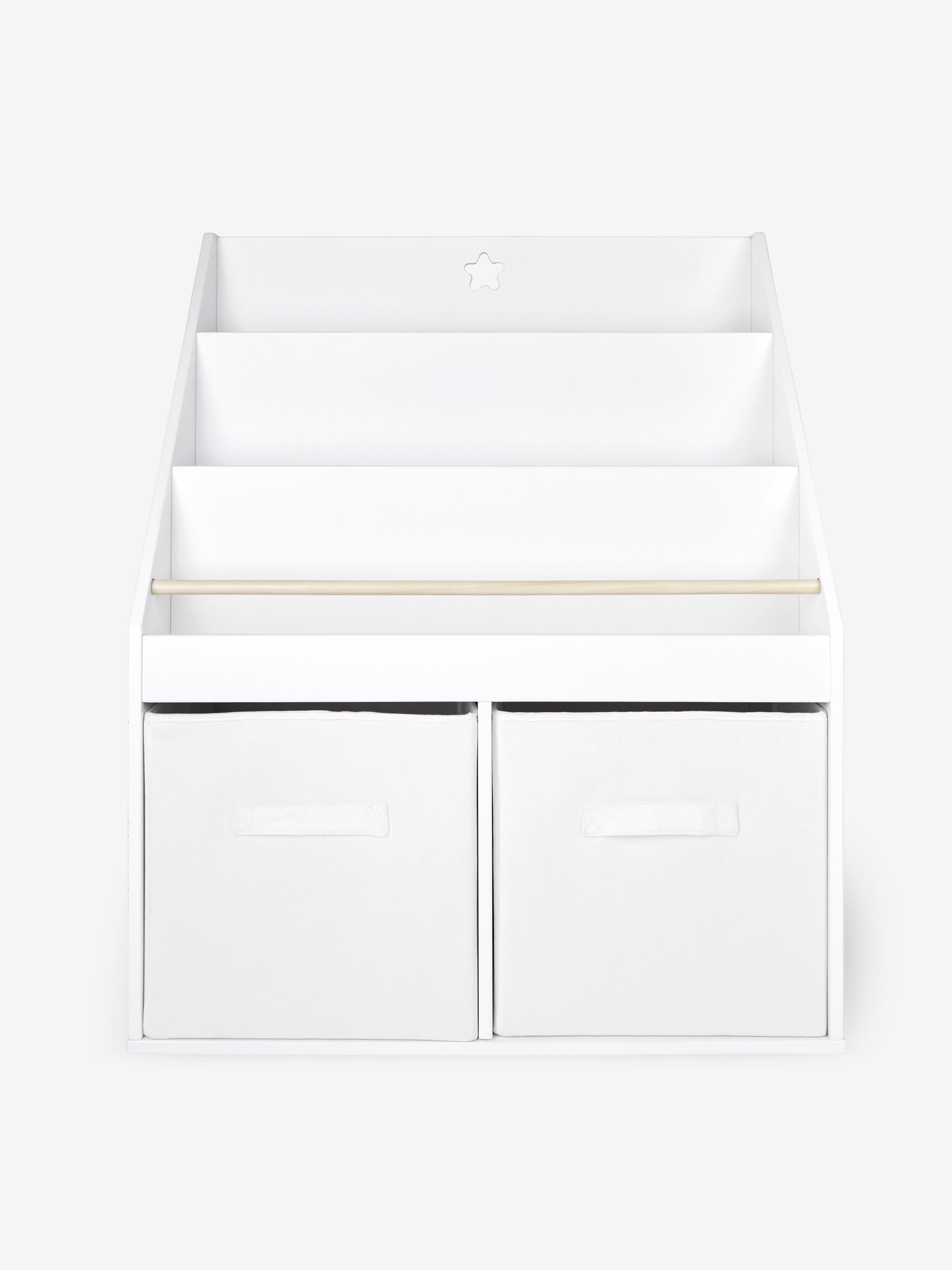 Star Book & Toy Organiser with Canvas Storage