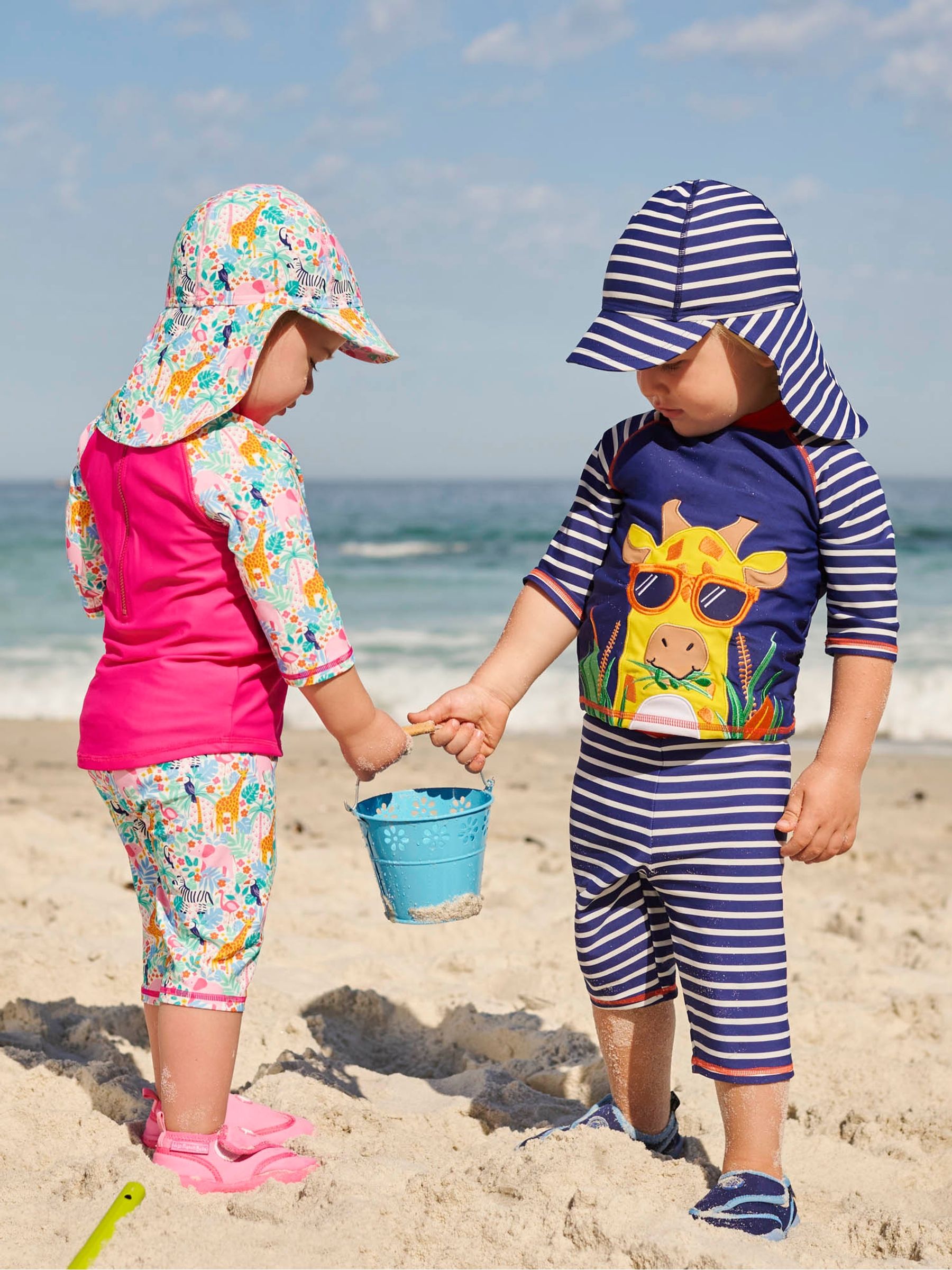 Pink Safari UPF 50 2-Piece Sun Protection Suit