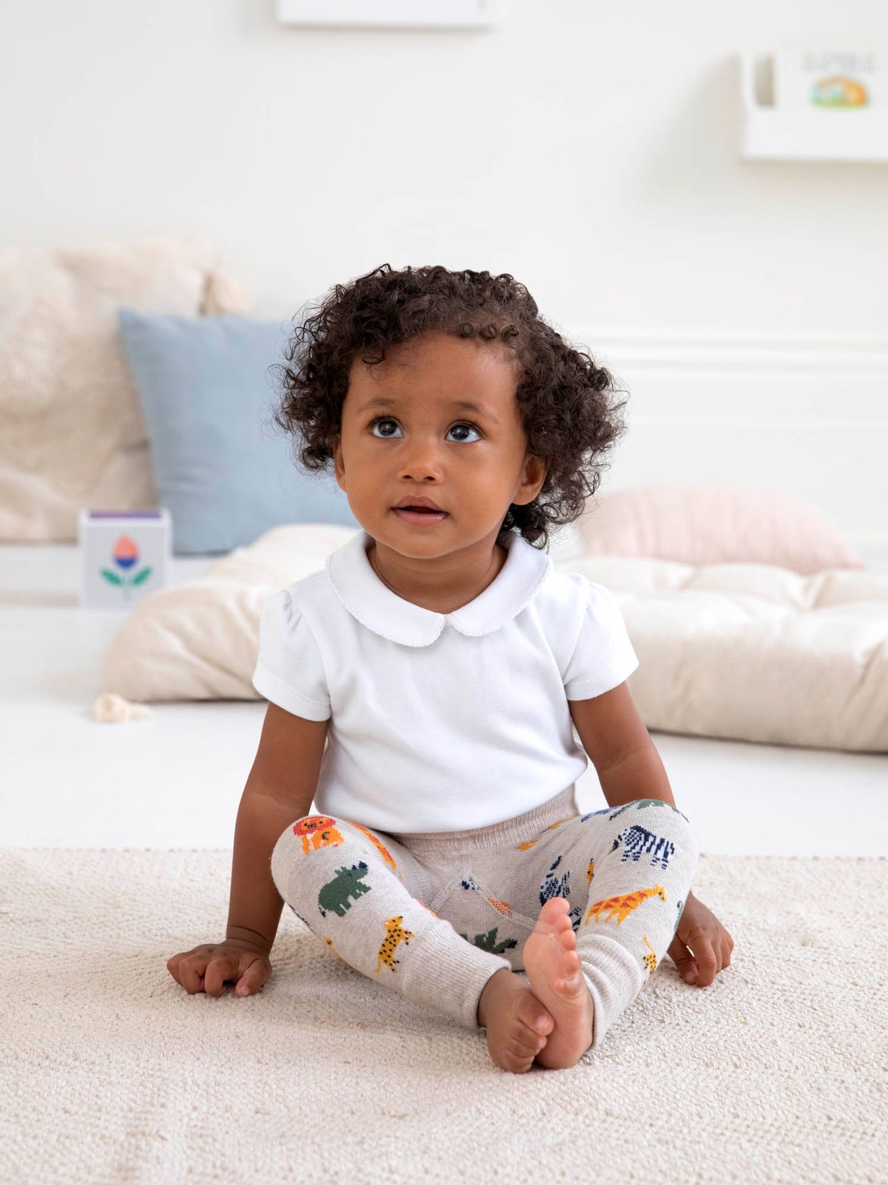 Natural Safari Knitted Leggings