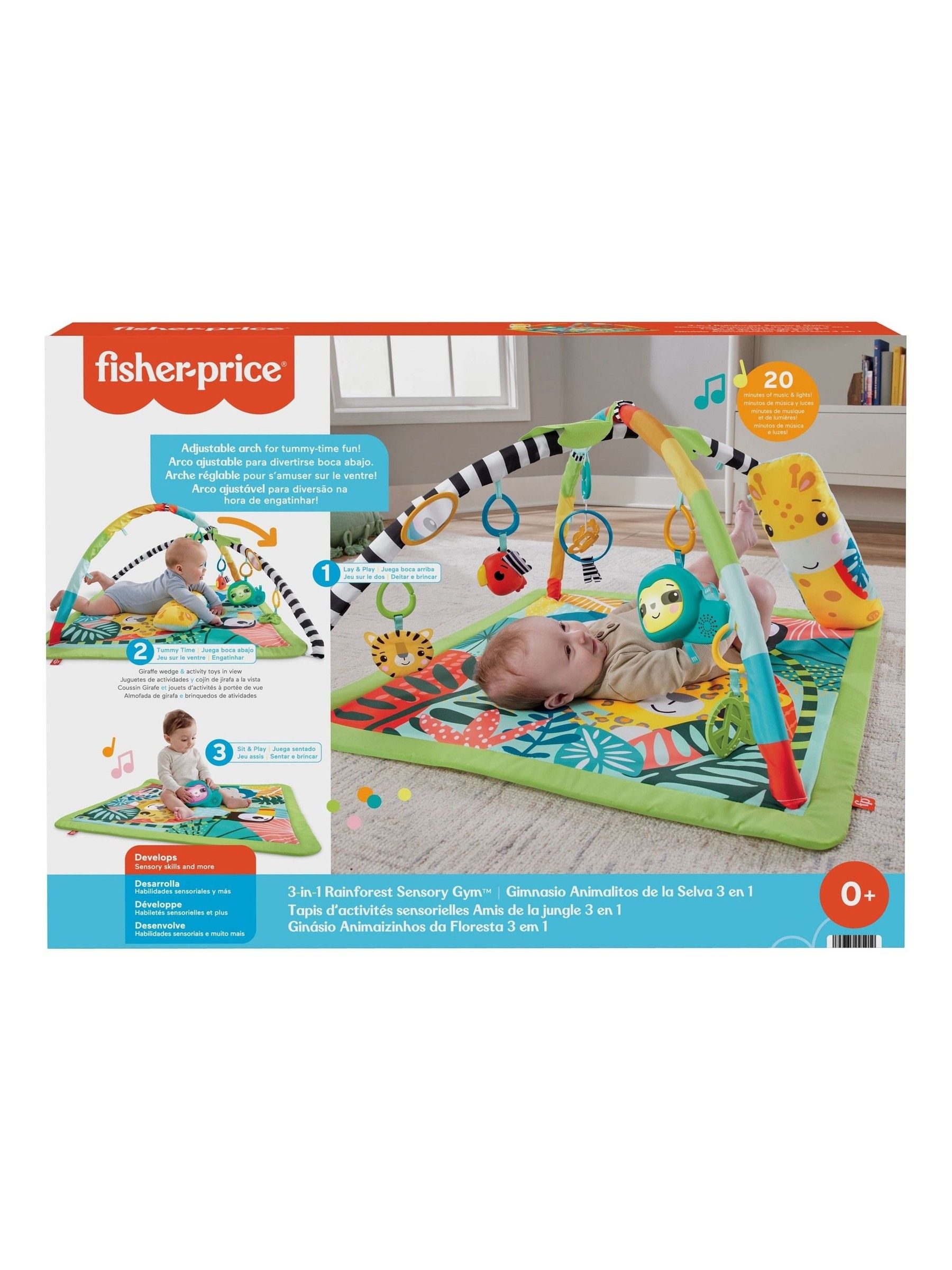 Fisher Price No Colour 3-in-1 Rainforest Sensory Gym