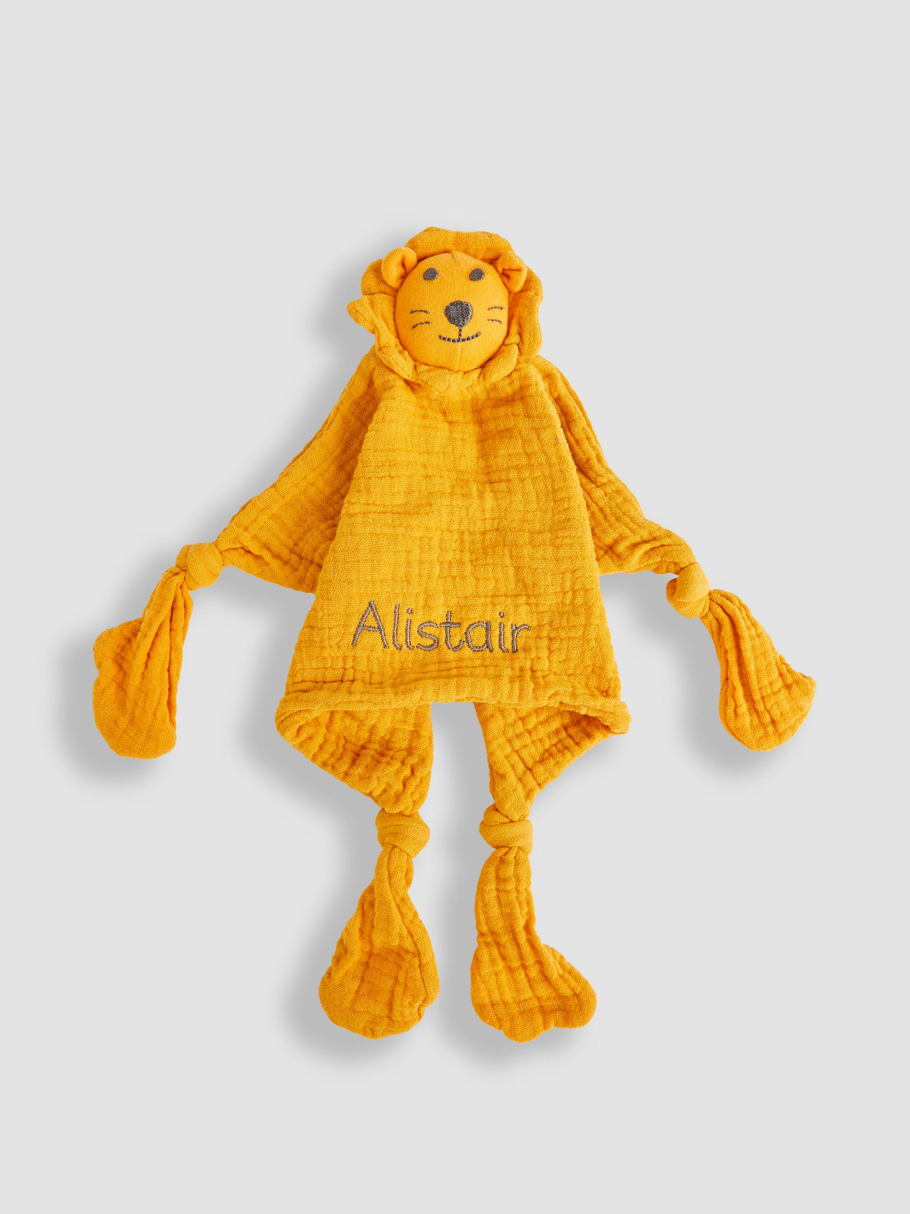 Lion Muslin Personalised Comforter