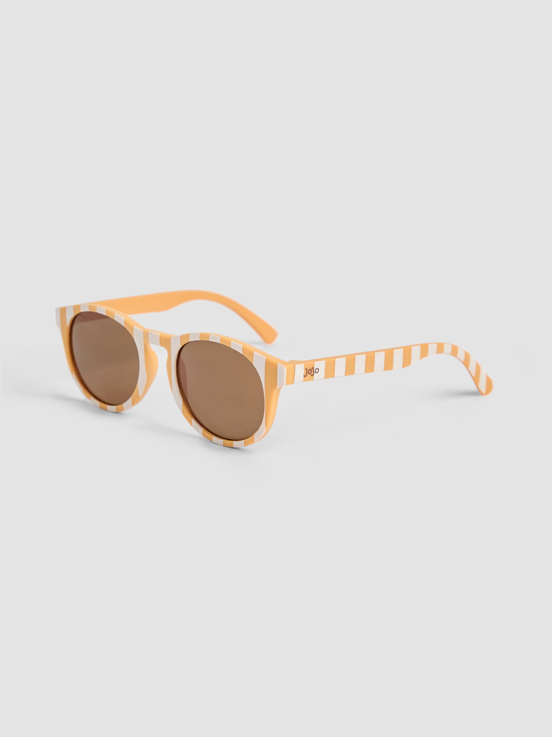 Tan Rounded Sunglasses
