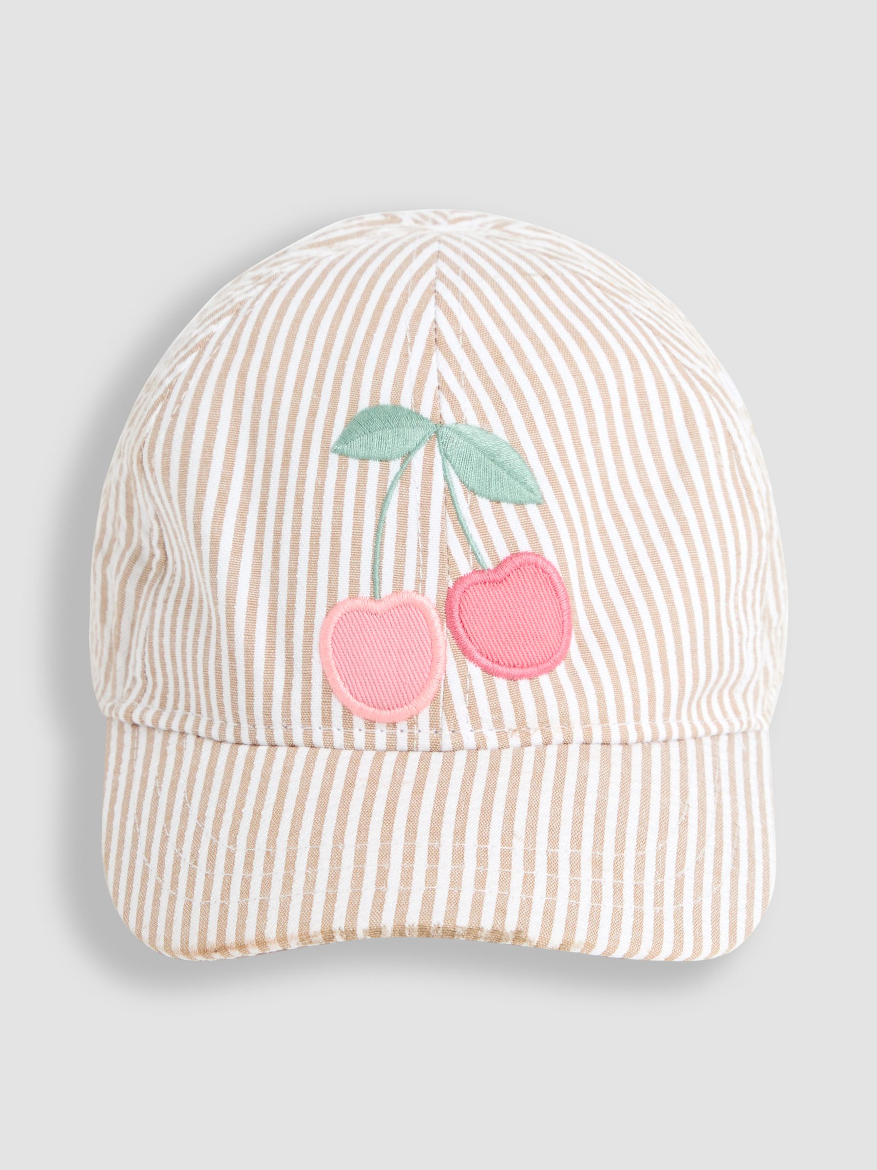 Cream Appliqué Cap