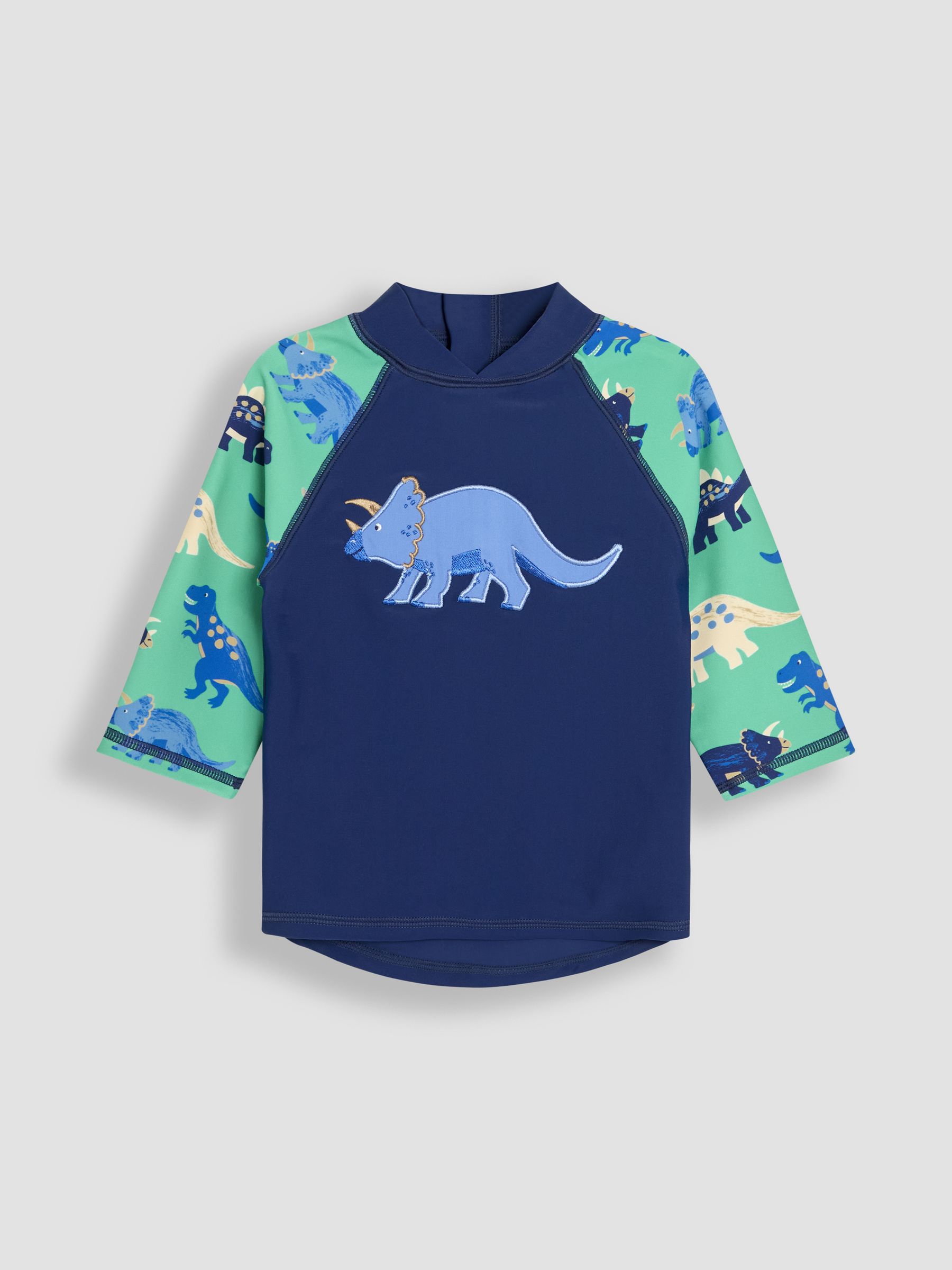 Navy Appliqué Sun Protection Rash Vest
