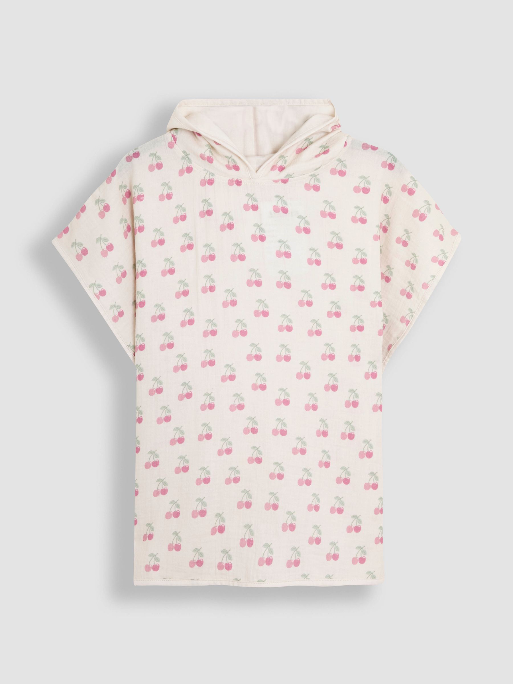 Cream Muslin Poncho
