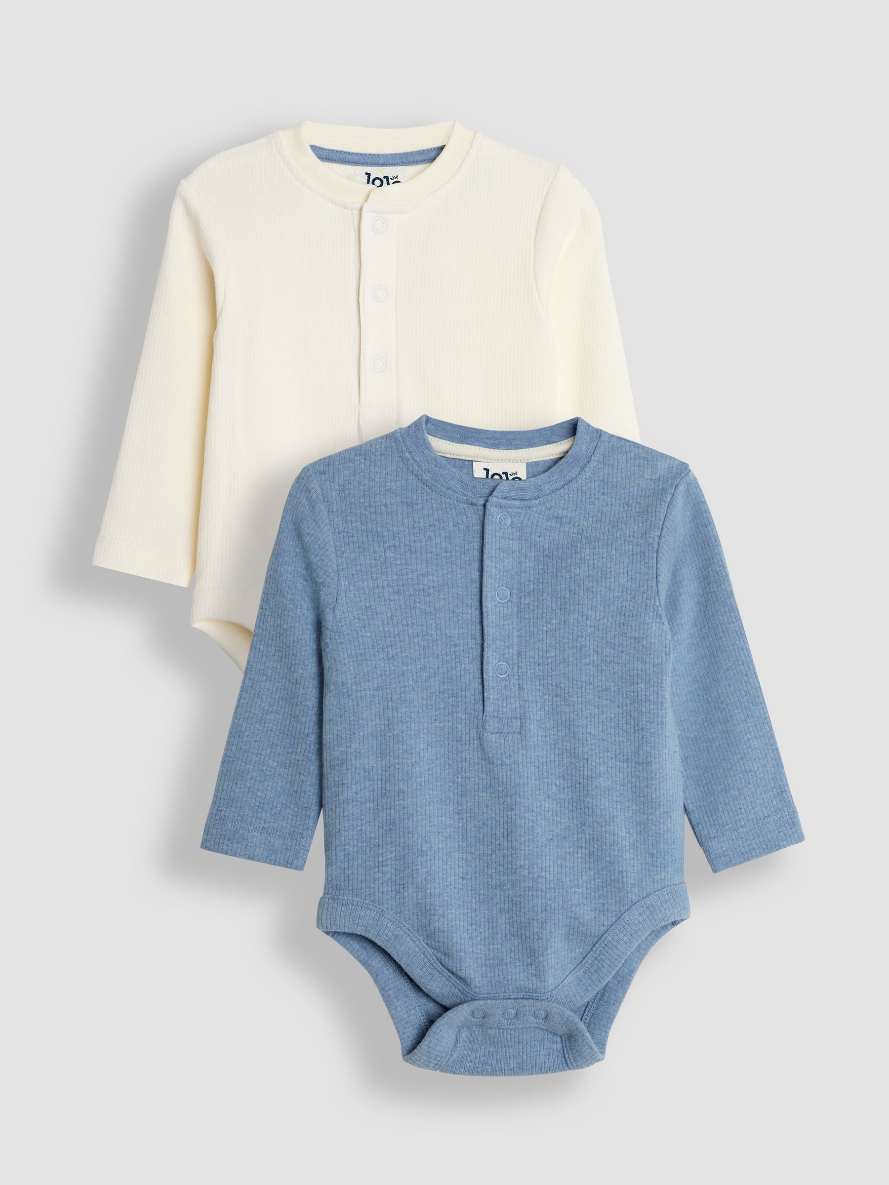 Blue Ribbed Bodies 2 Pack