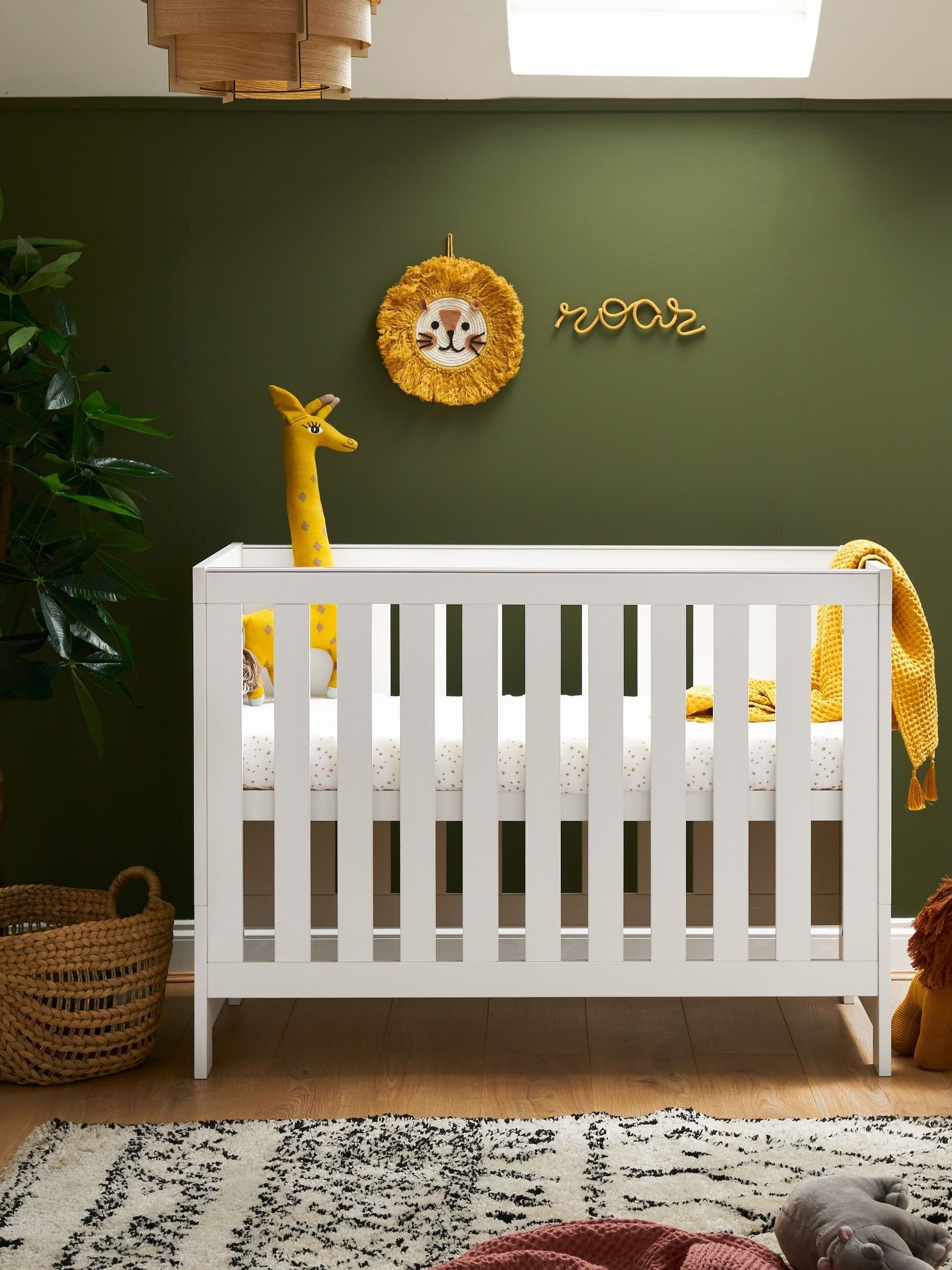 Obaby White Nika Small Cot Bed
