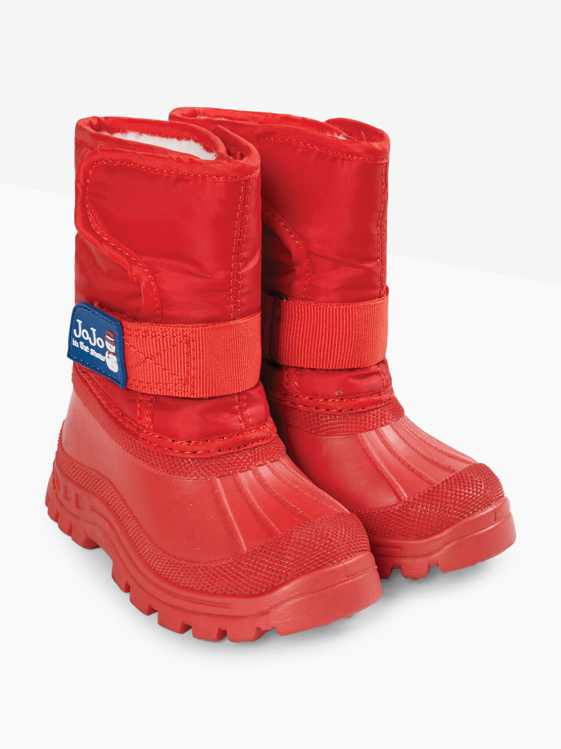Red Alpine Snow Boots