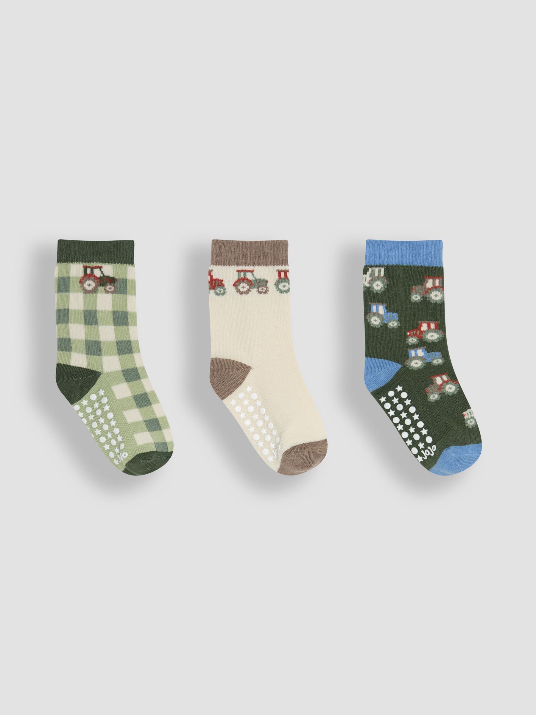 Neutral Printed Socks 3 Pack