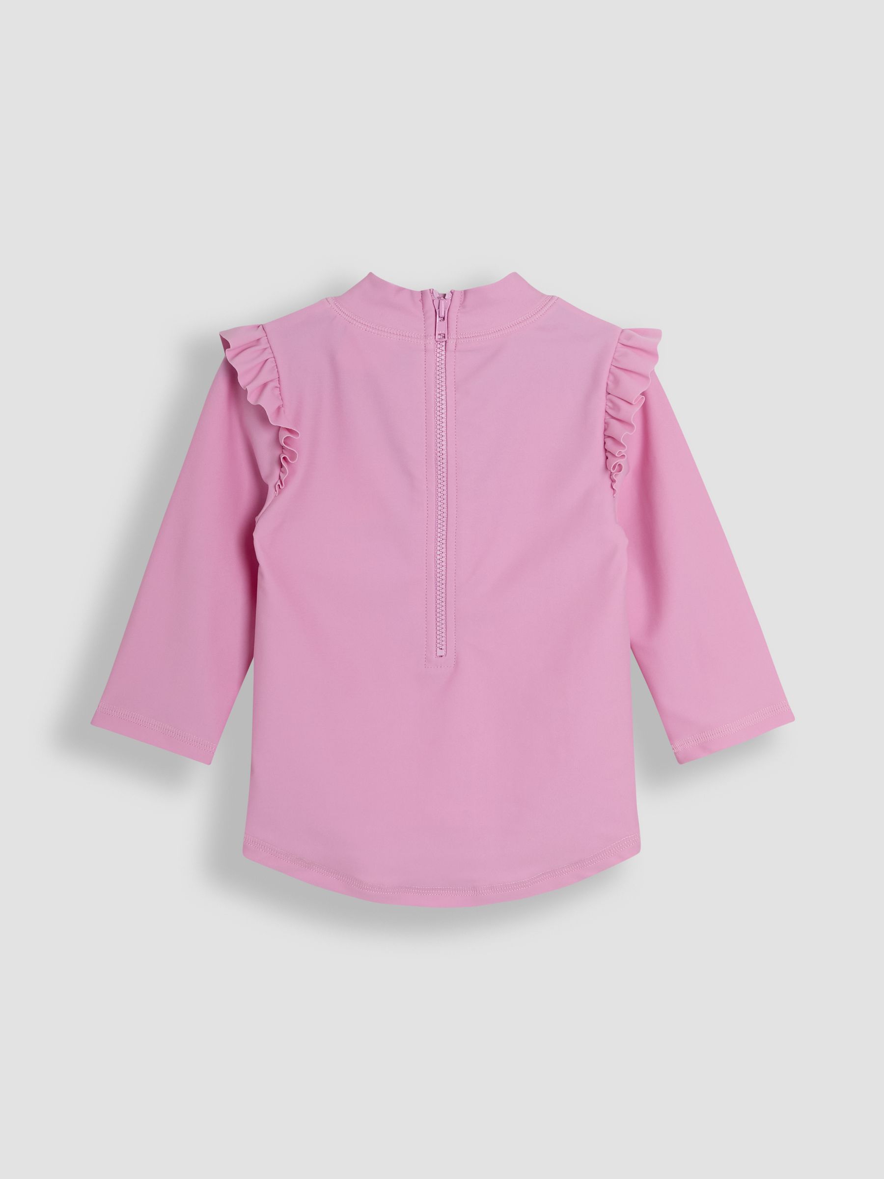Pink Appliqué Sun Protection Rash Vest