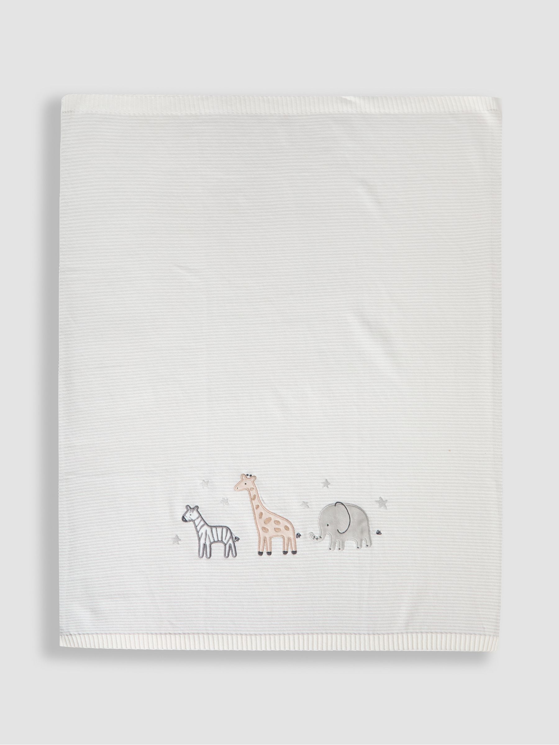 Welcome Little One Embroidered Shawl