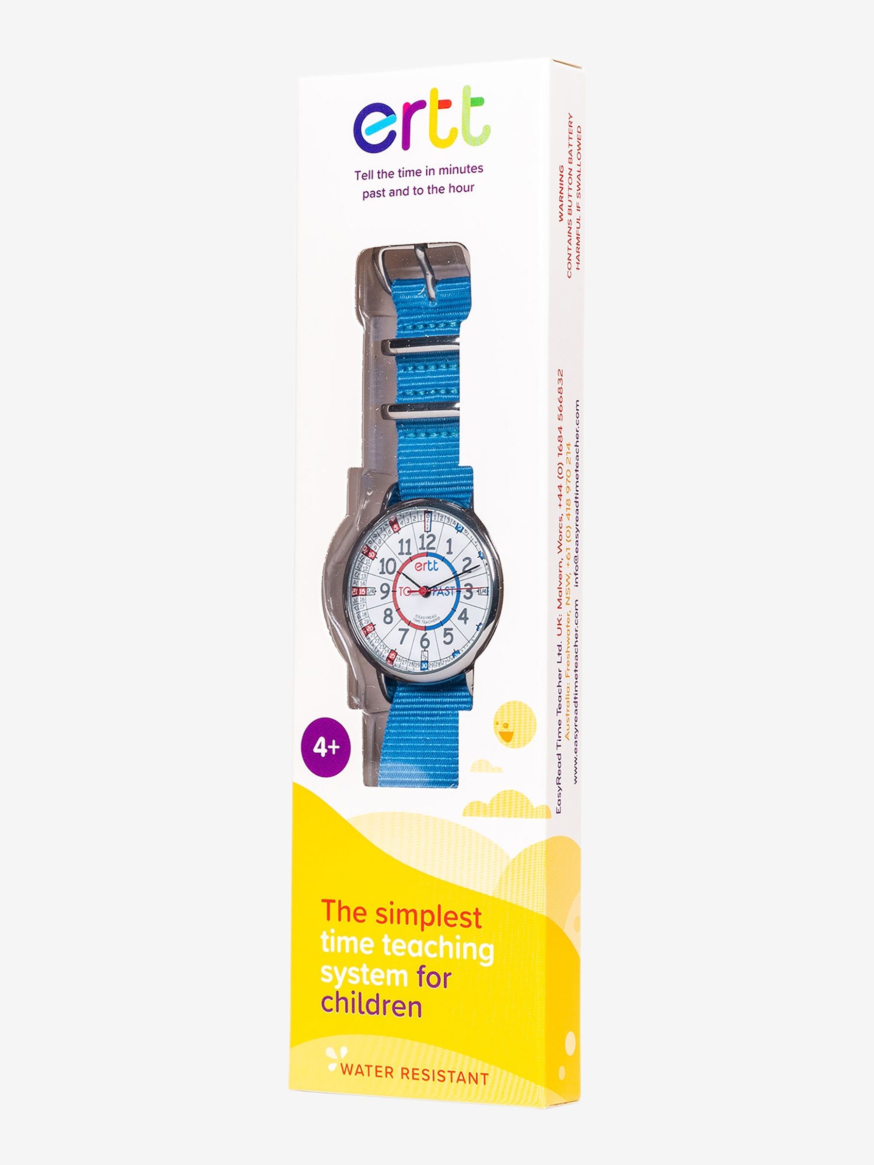 Blue EasyRead Time Teacher Children's Wrist Watch