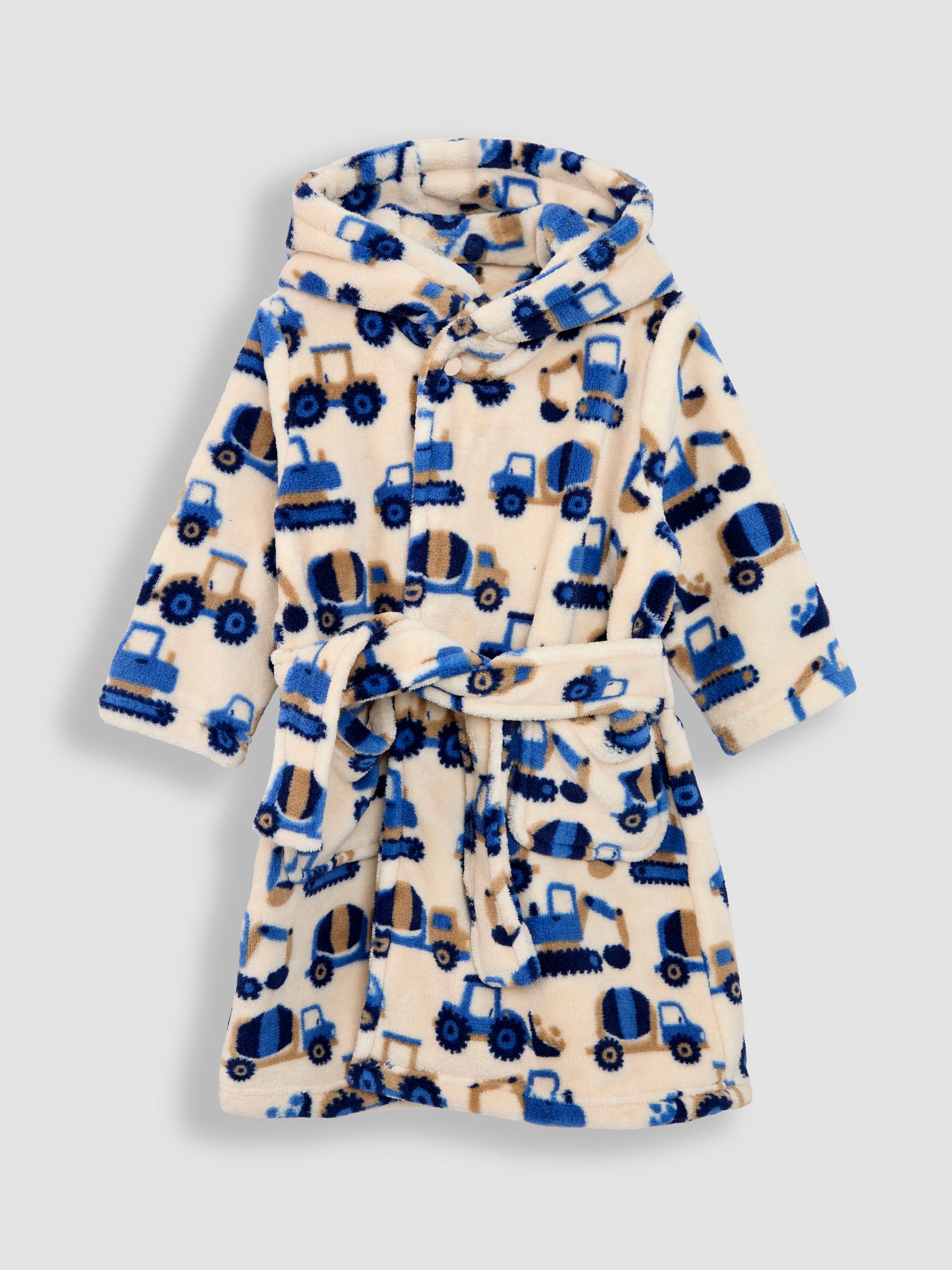 Stone Tractor Printed Dressing Gown