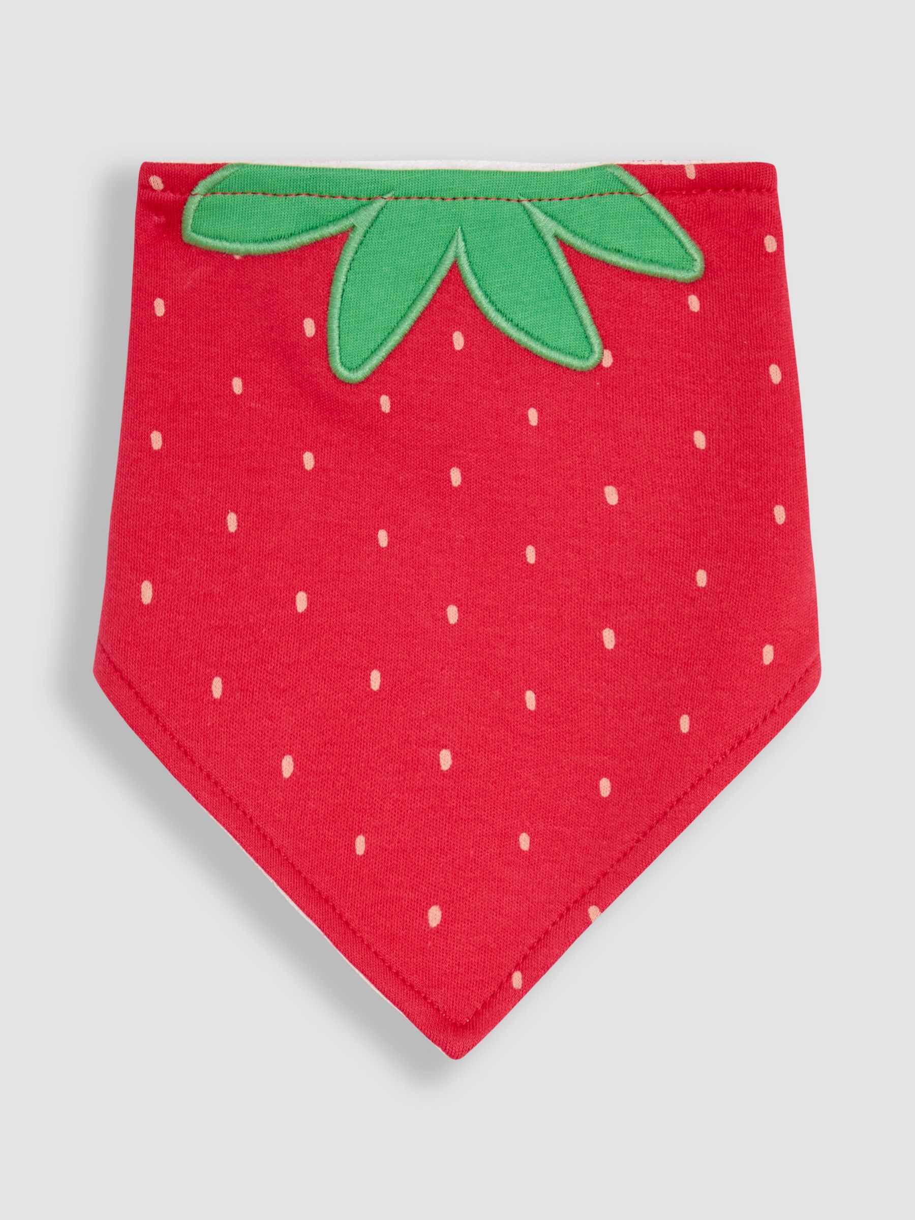 Red Strawberry Dribble Bibs 2 Pack