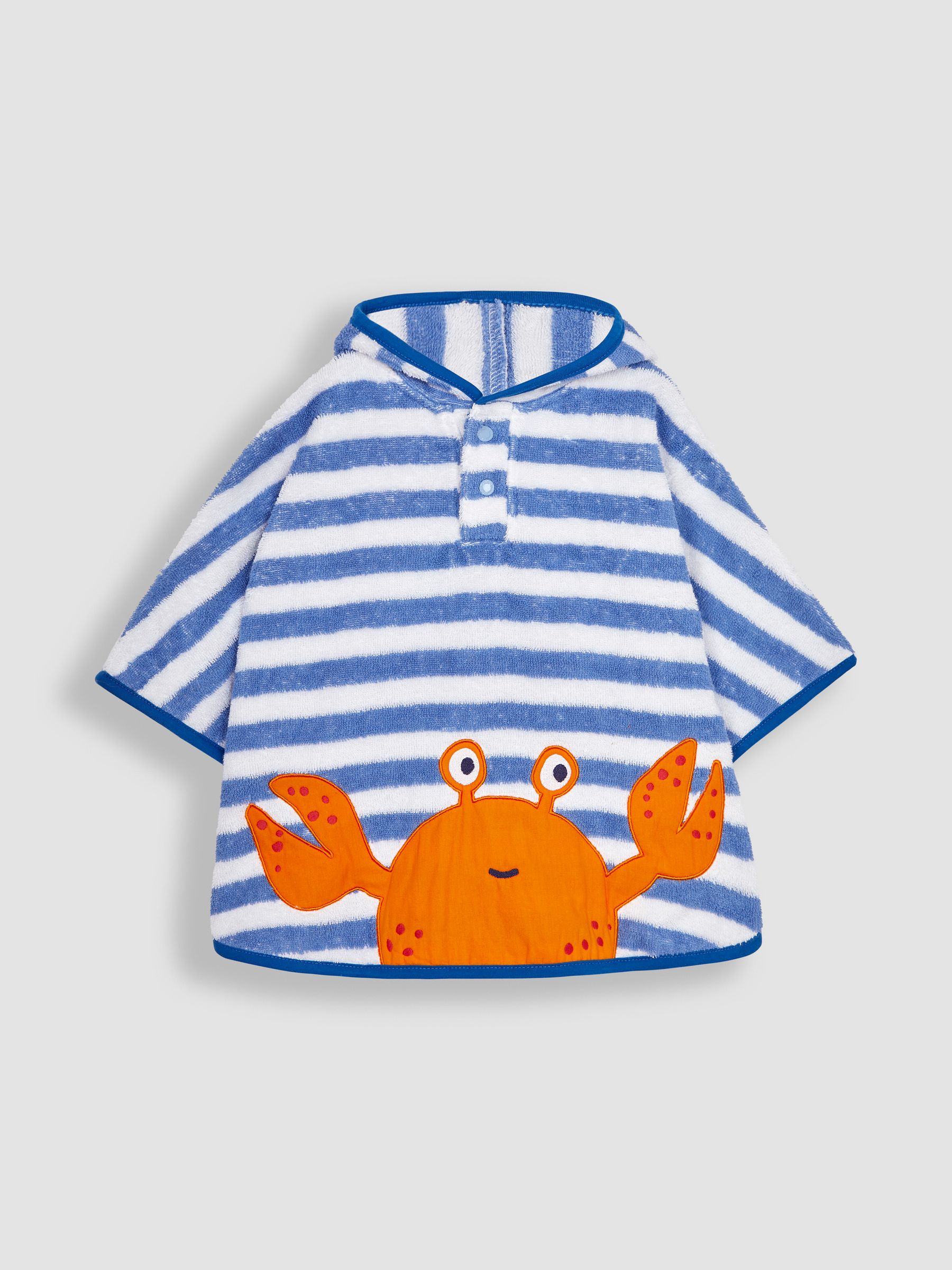 Blue Crab Towelling Poncho