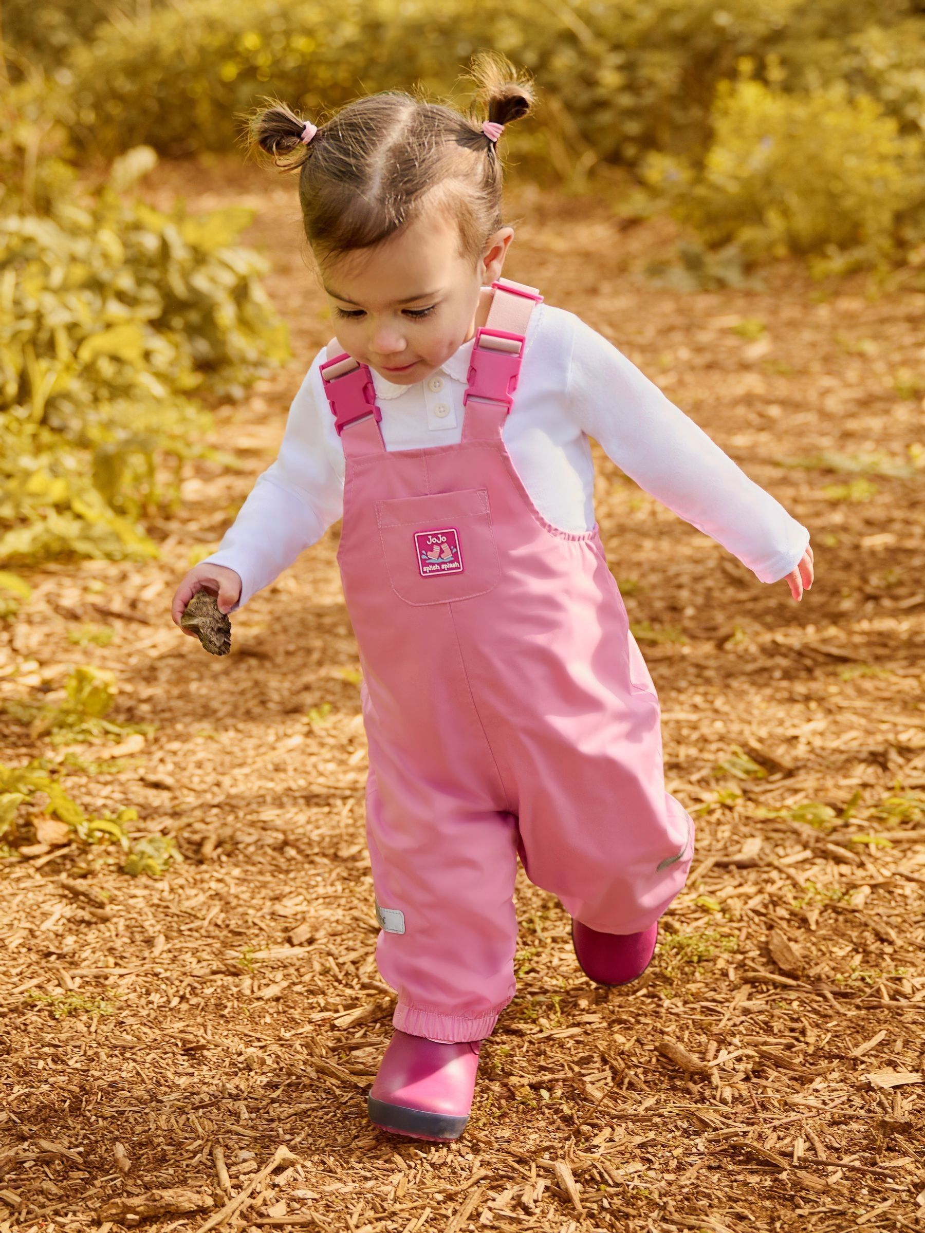 Cobalt Blue Pack-Away Waterproof Dungarees