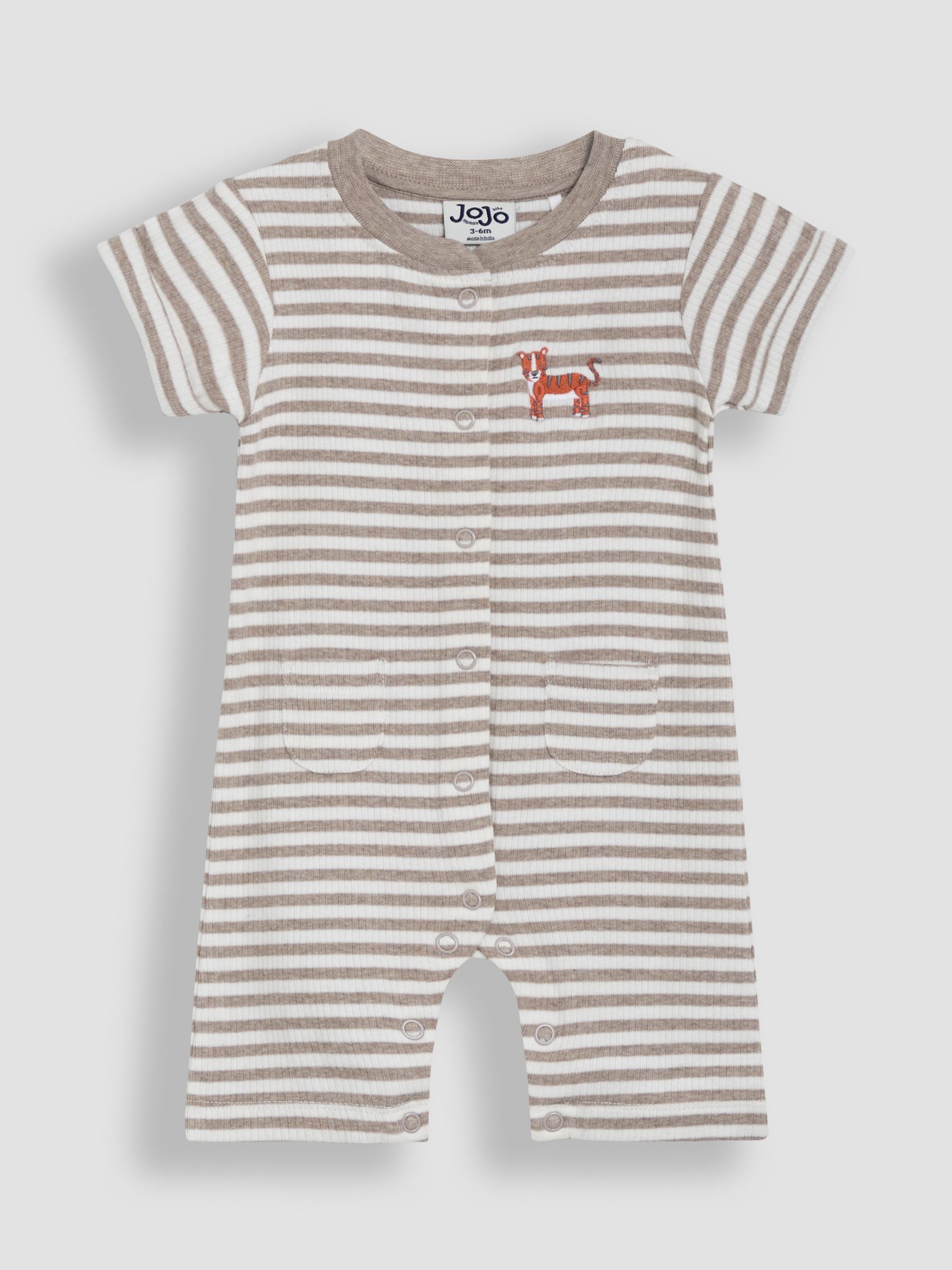 Ecru Cream Safari 2-Pack Romper