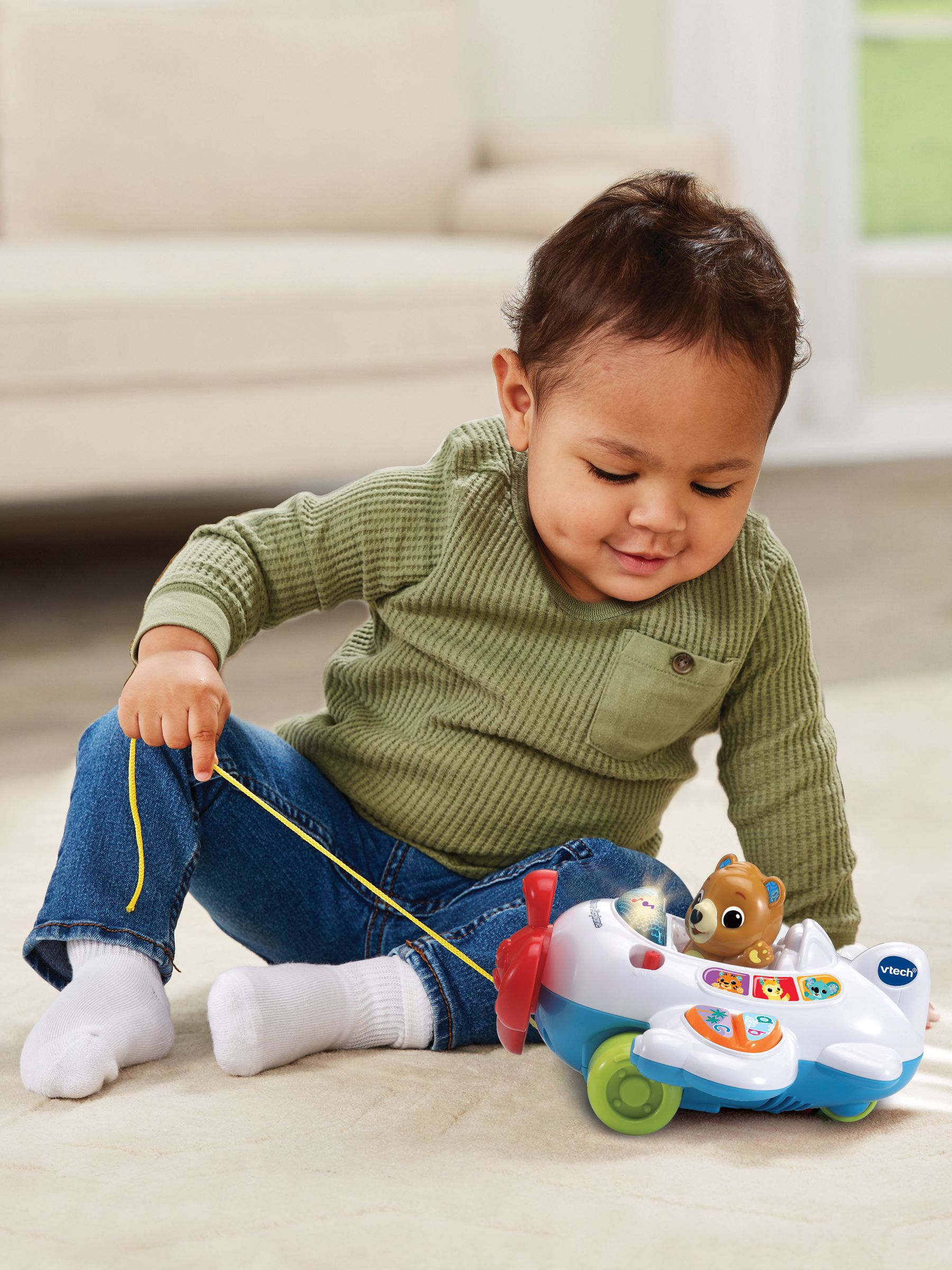 VTech Blue 123 Fly With Me Aeroplane