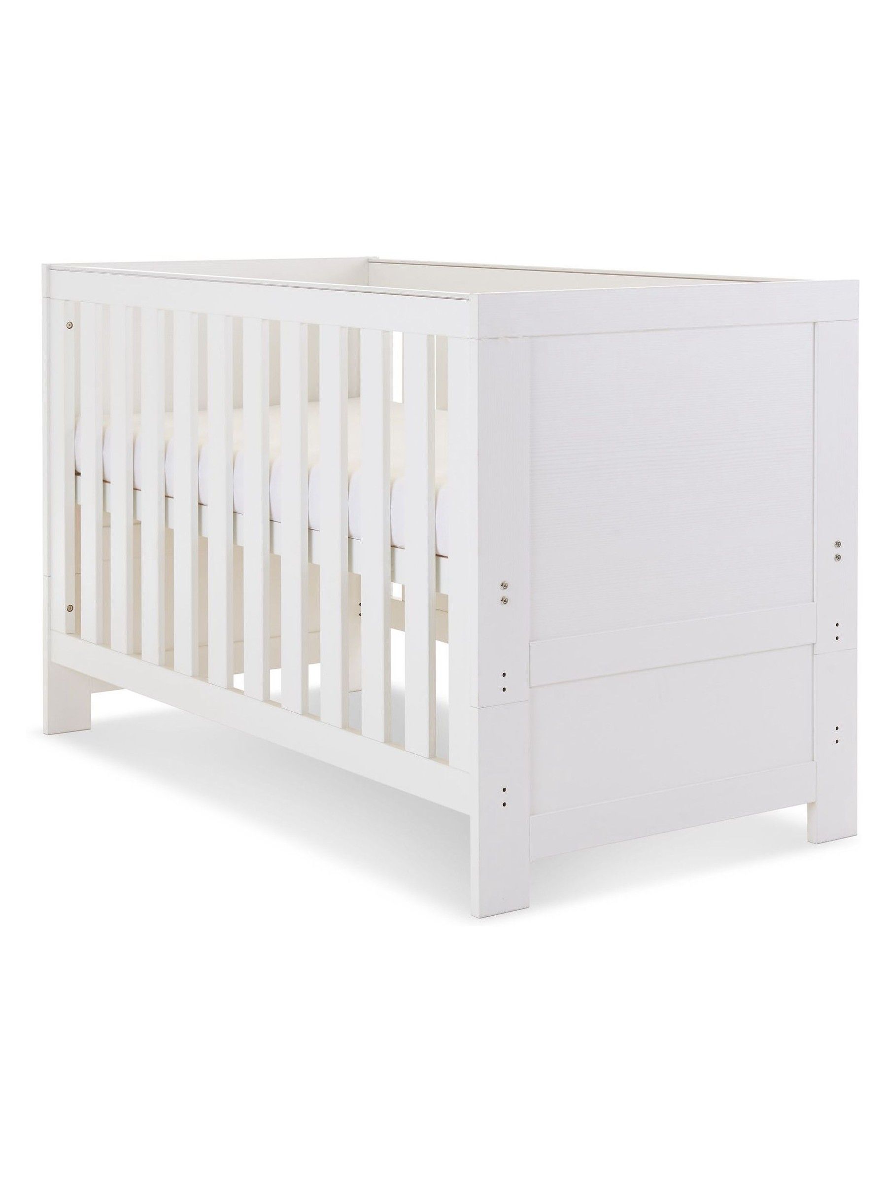 Obaby White Nika Nursery Furniture Set 3 Piece