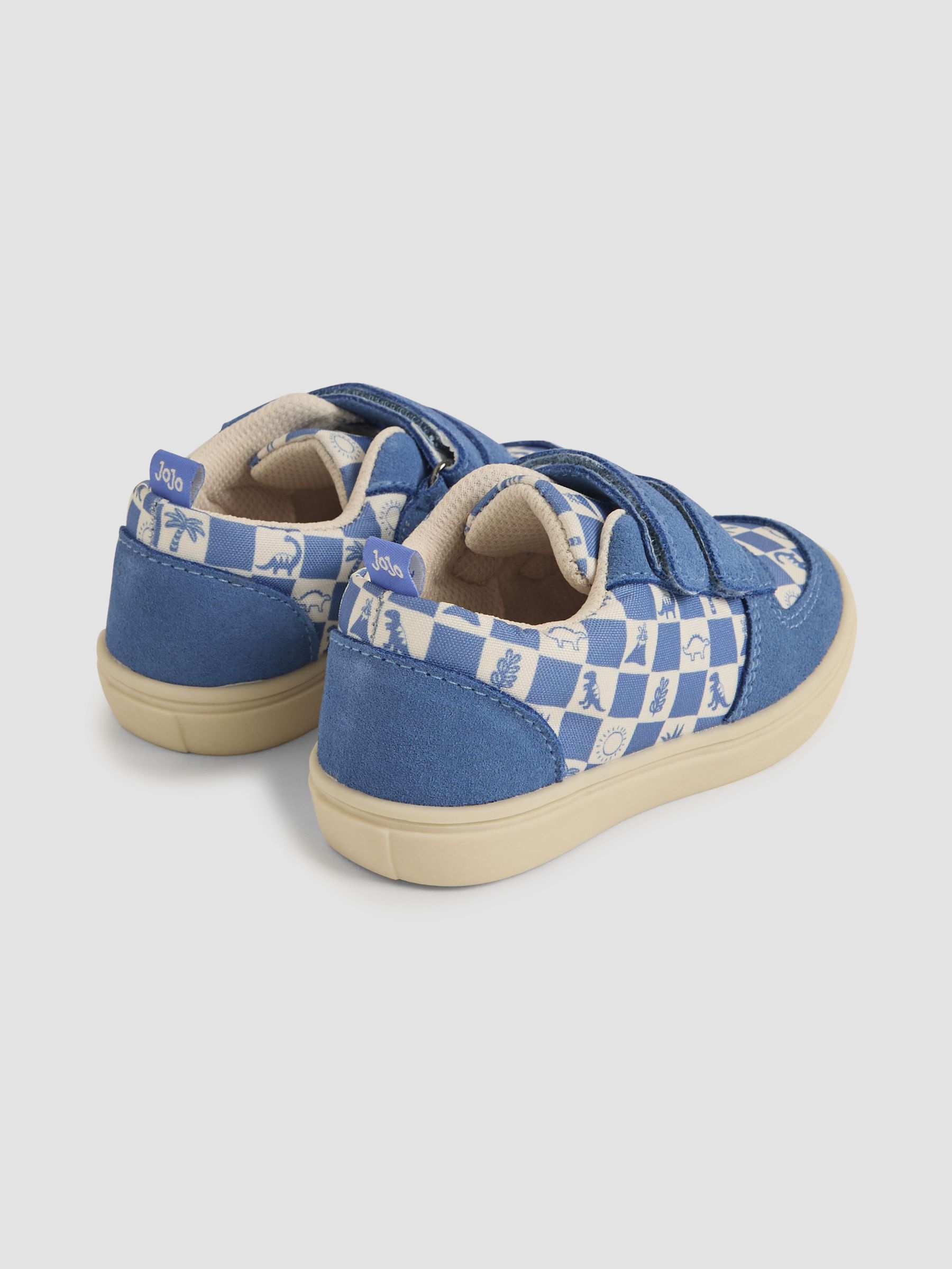 Natural Colourblock Riptape Trainer
