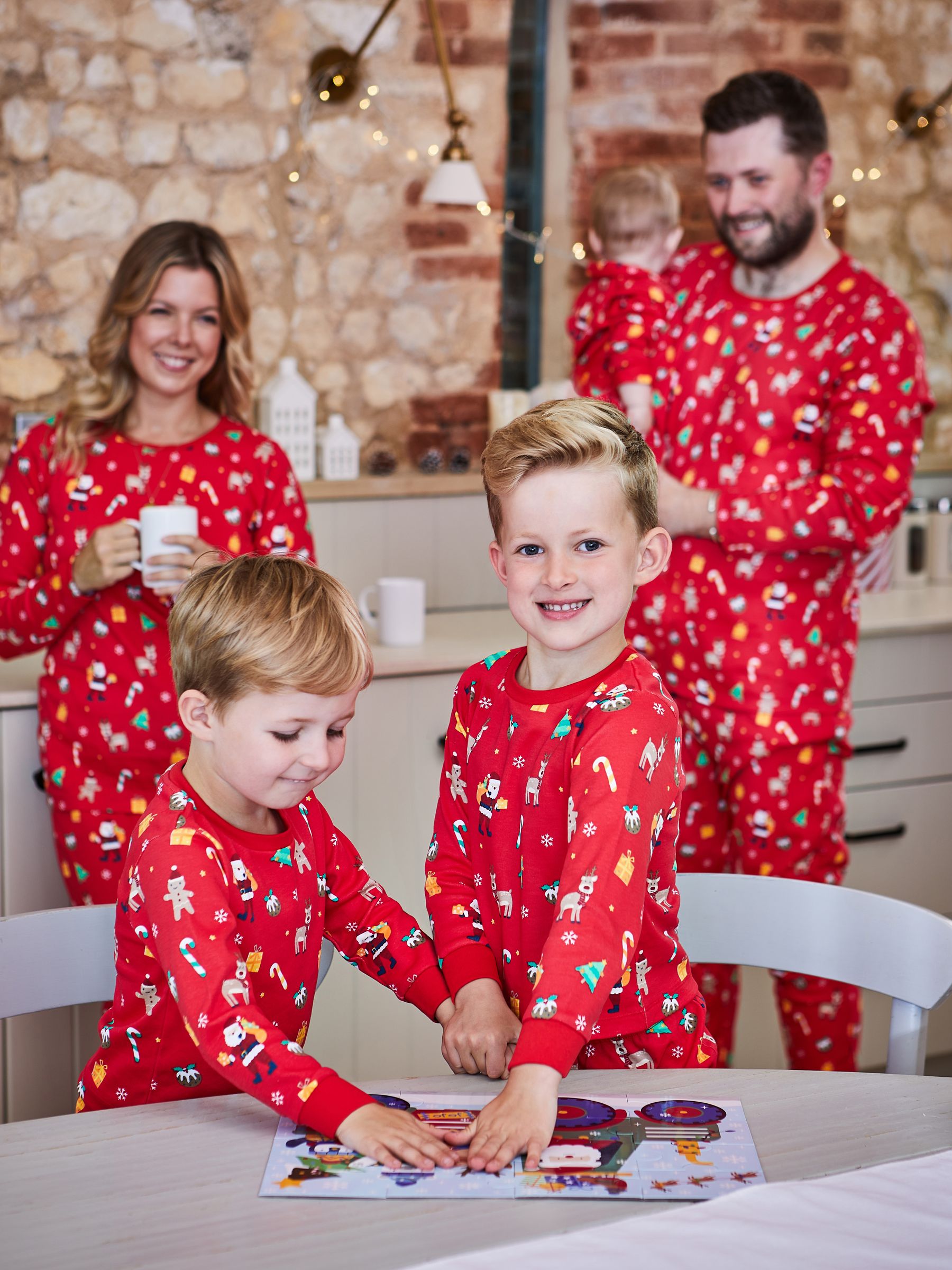 Red Christmas Pyjamas Set