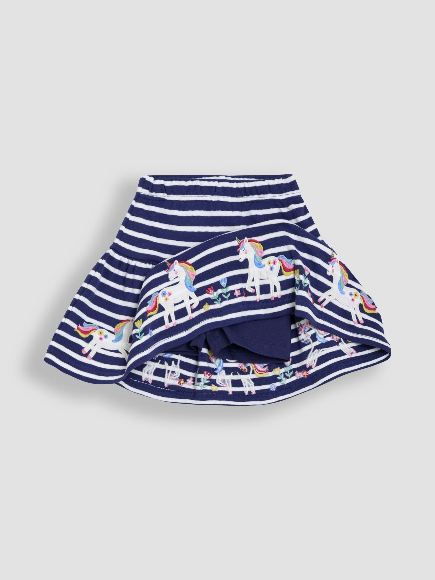 Pink Bunny Appliqué Skort