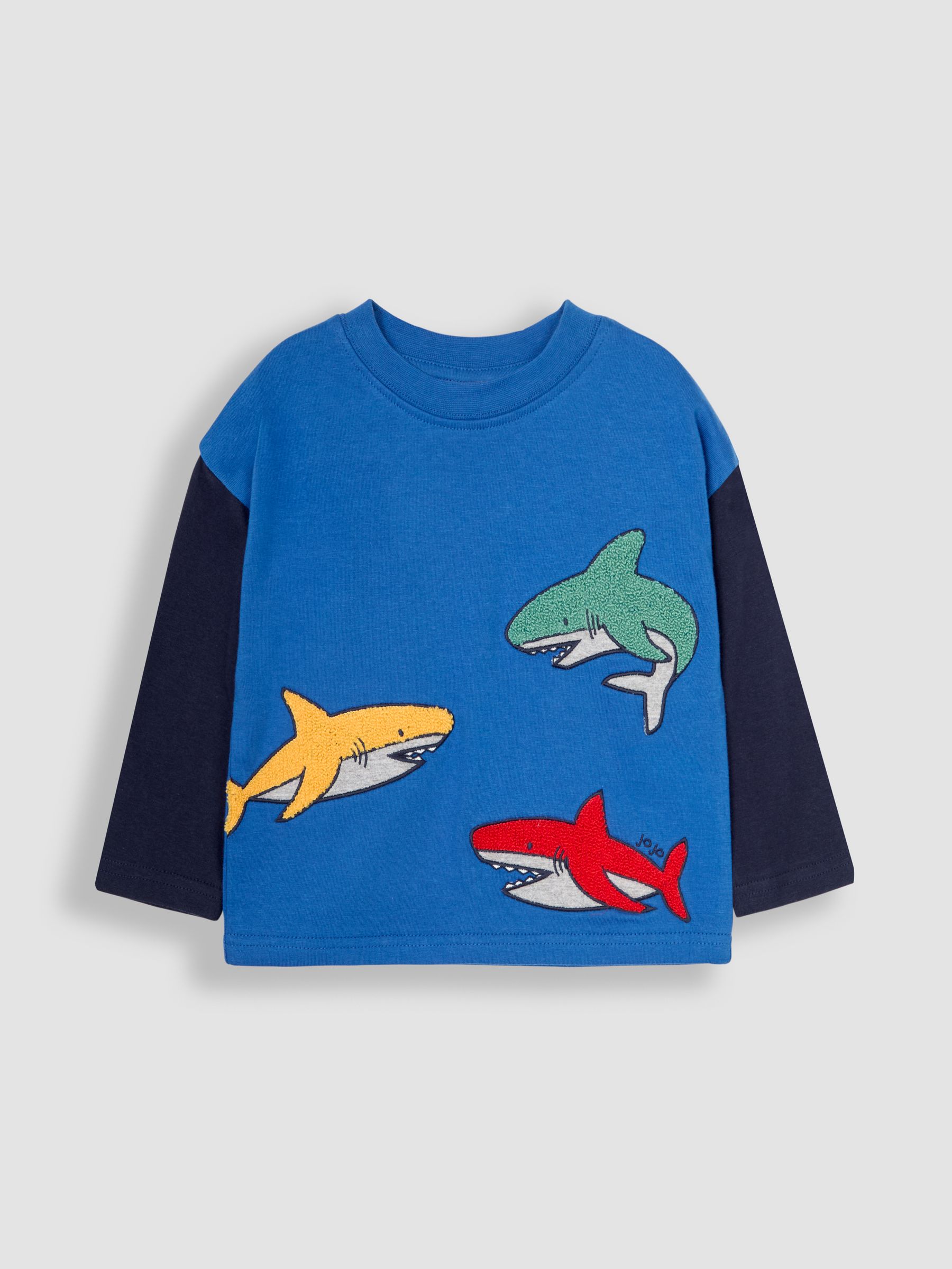 Blue Shark Boucle Top