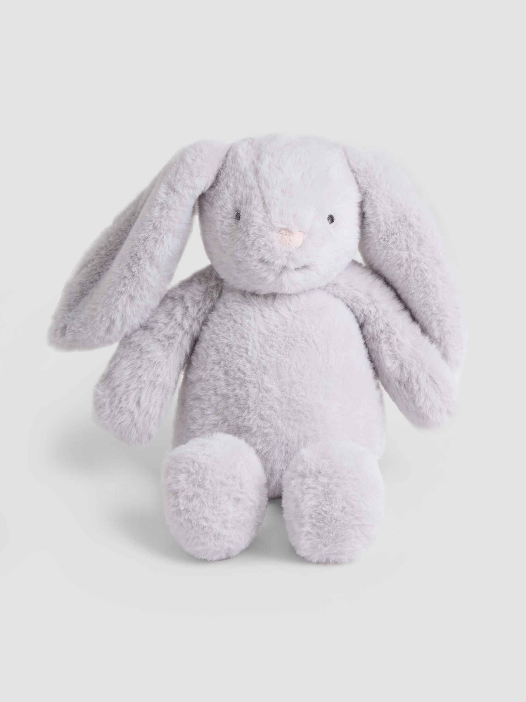 Grey Mabel Bunny Soft Toy Medium