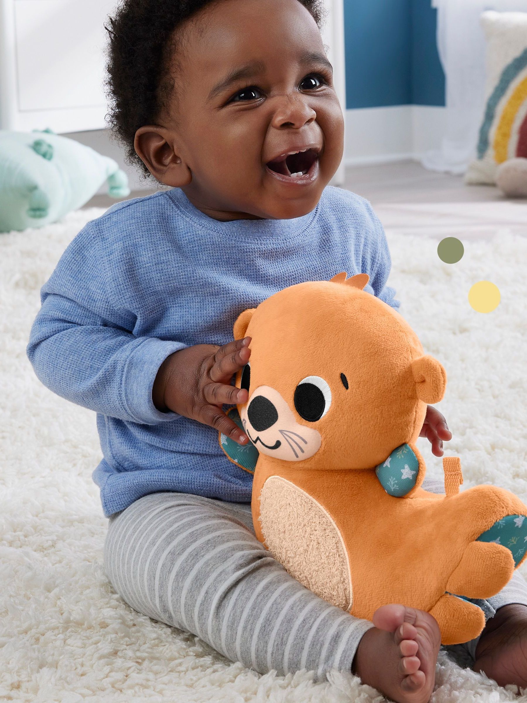 Fisher Price No Colour 2-in-1 Rockin’ Tummy Time Otter