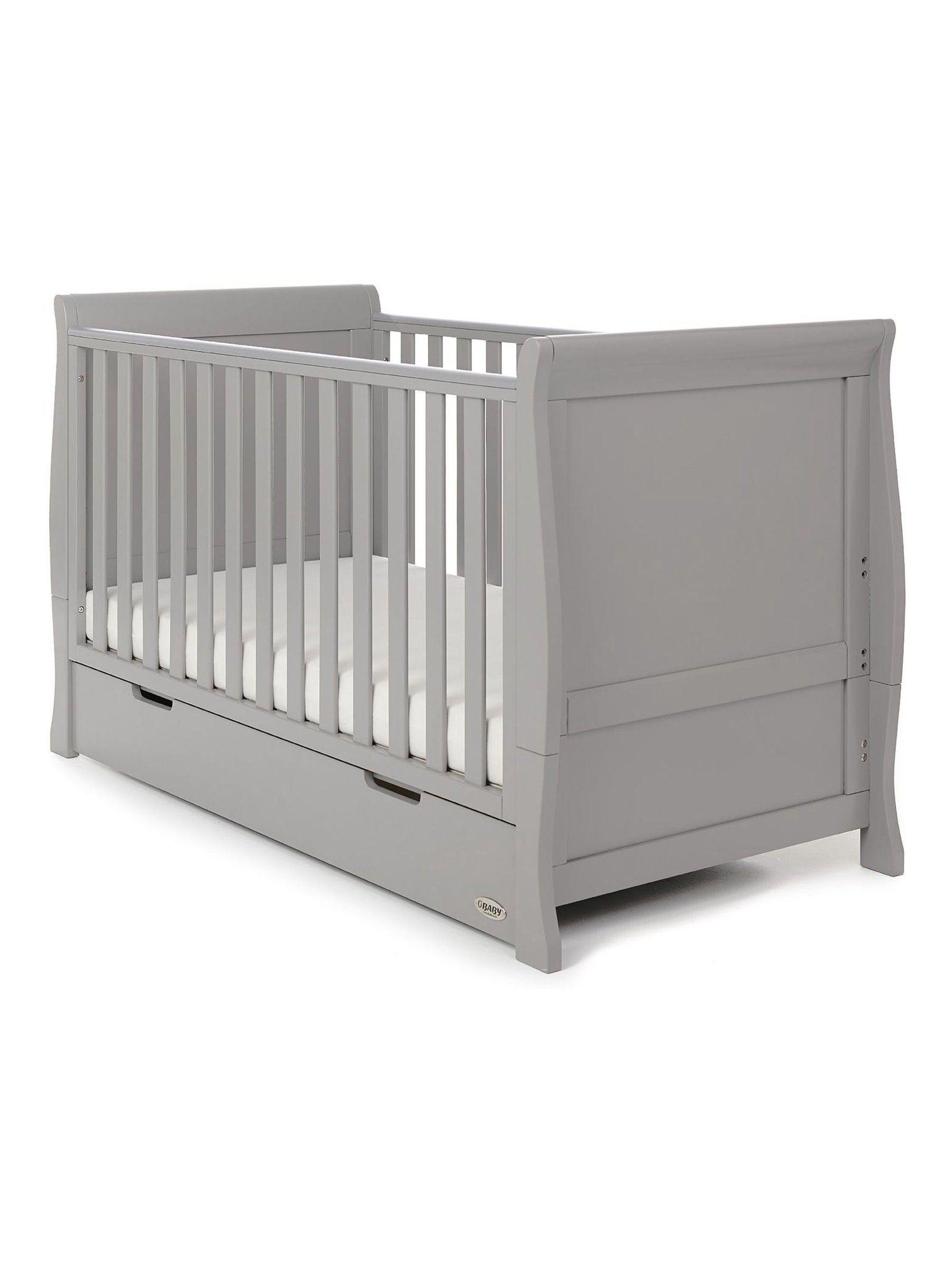 Obaby White Stamford Classic Regular Cot Bed