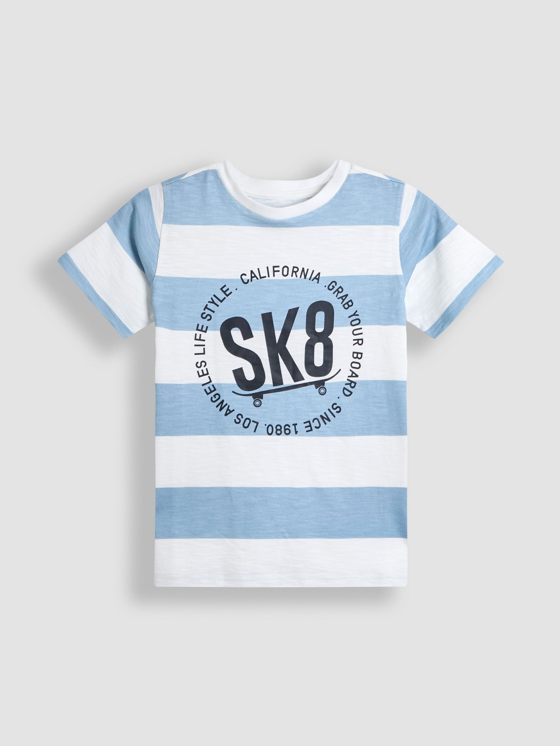 Blue Skate Striped T-Shirt
